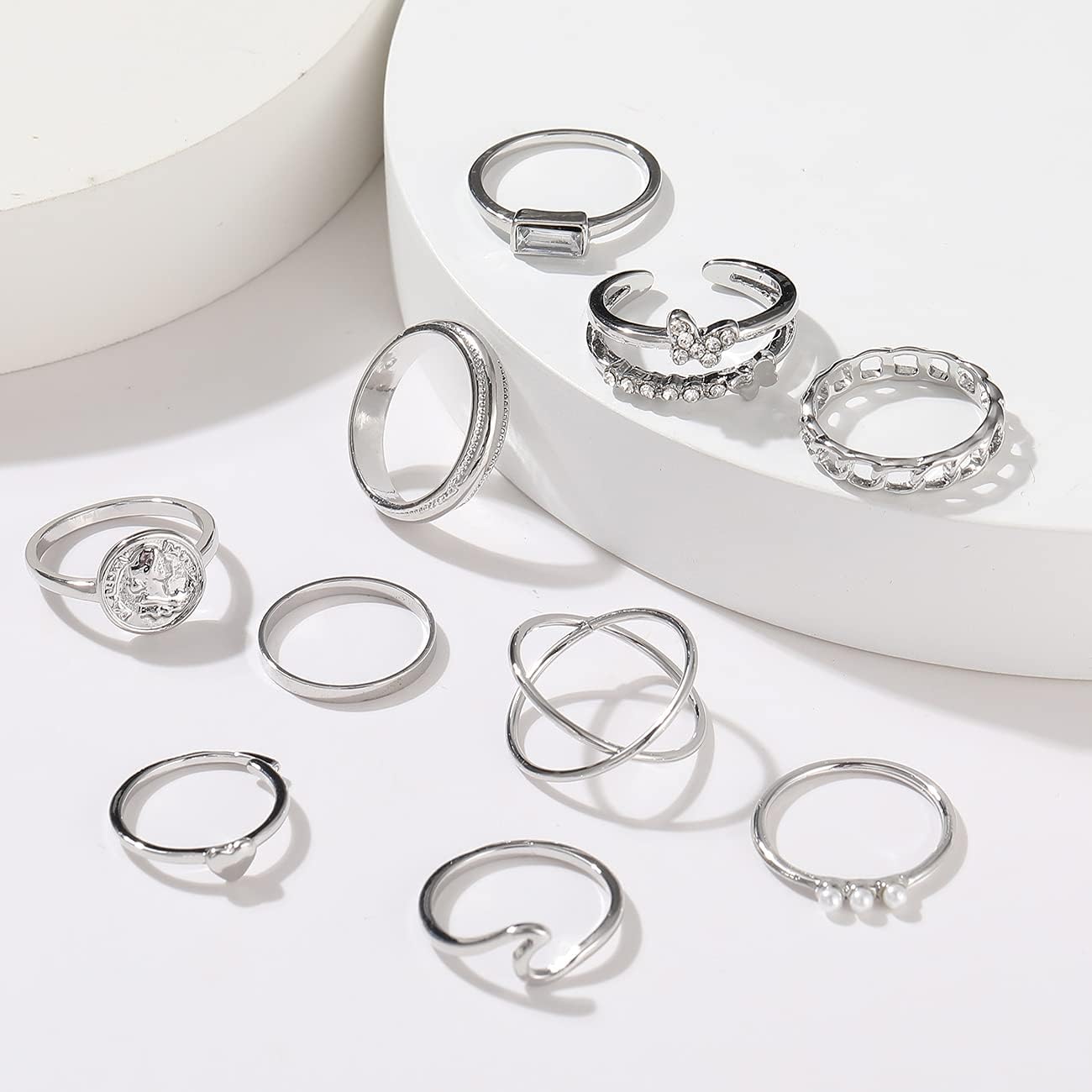 iF YOU 30 Pcs Gold Knuckle Rings Set for Women