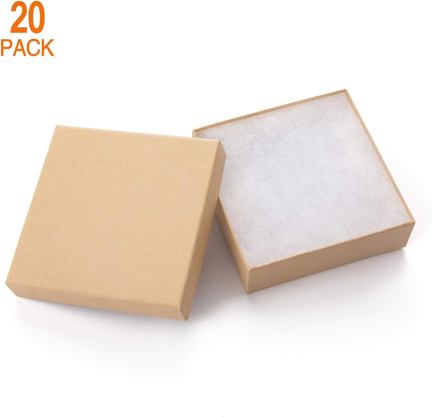 GEFTOL Jewelry Gift Boxes 20 Pack Brown