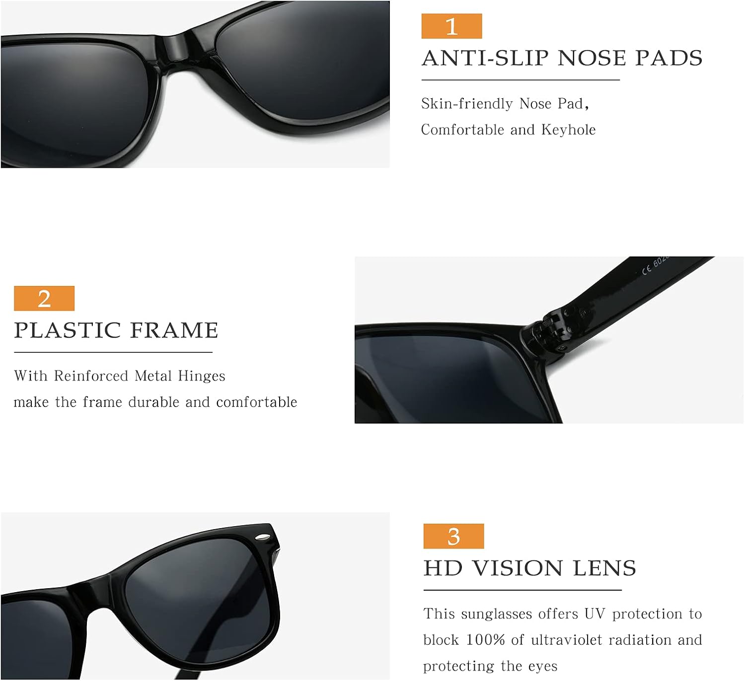 YQVIE 50 Pack Retro Style Sunglasses for Adults