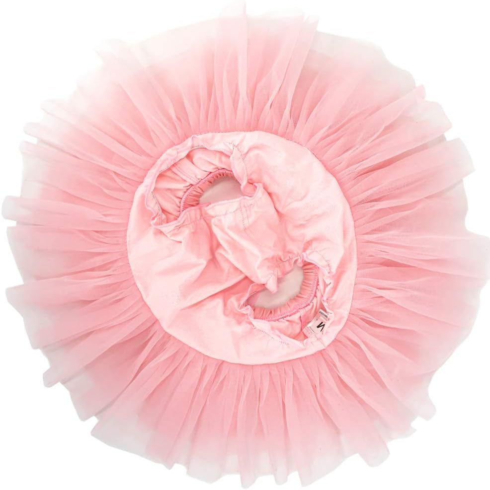 BGFKS Baby Girls Tutu Skirt with Diaper Cover and Flower Headband 1