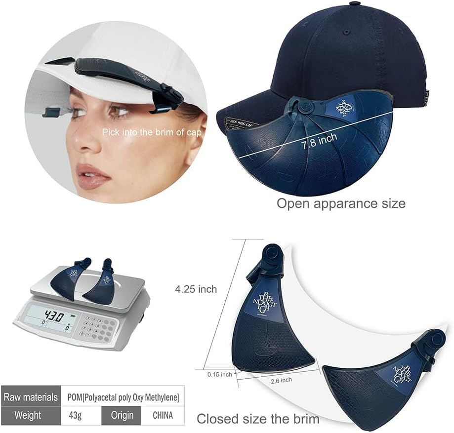 TDN Women Men Sun Visor Cap UV Protection