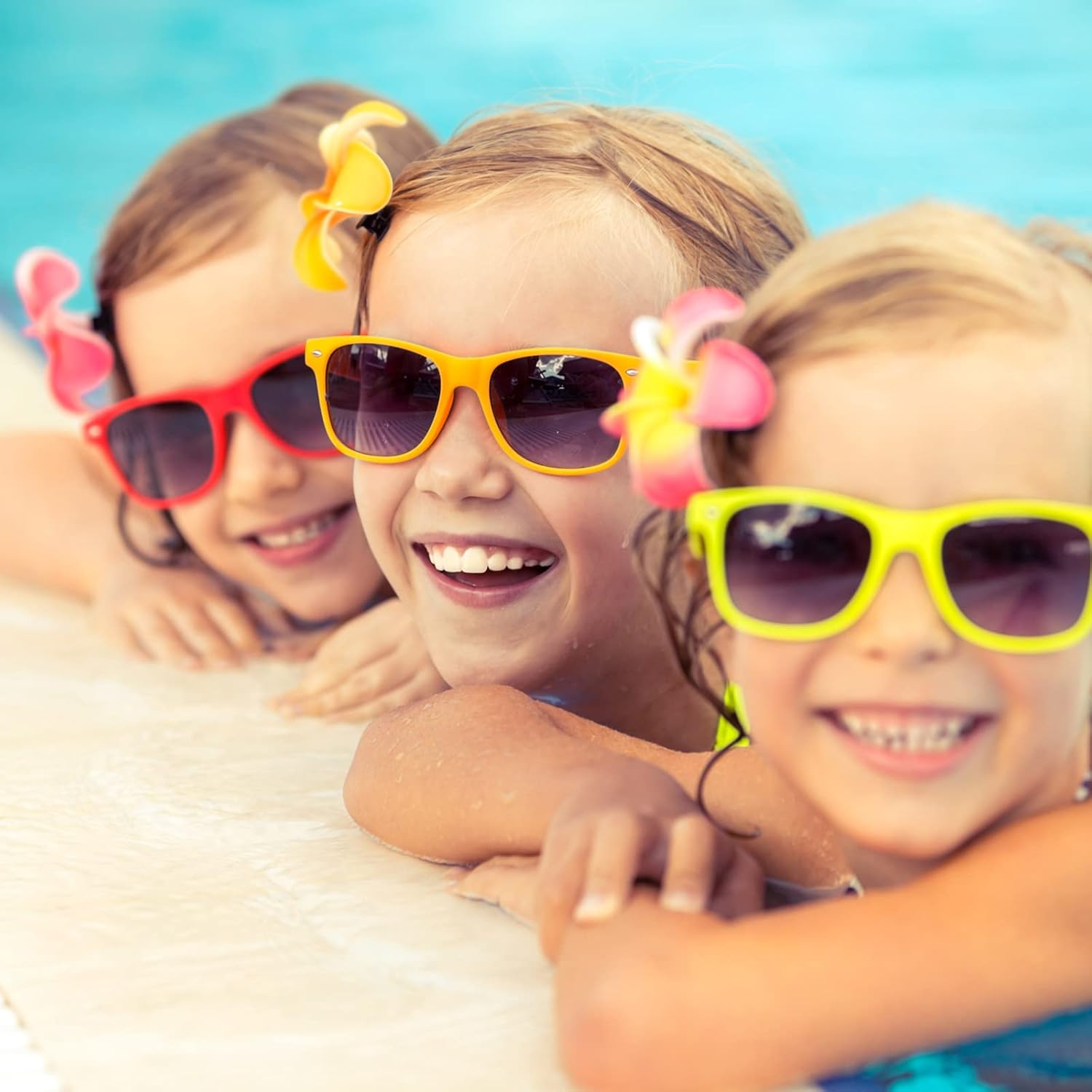 Pibupibu Kids Neon Sunglasses Pack of 8
