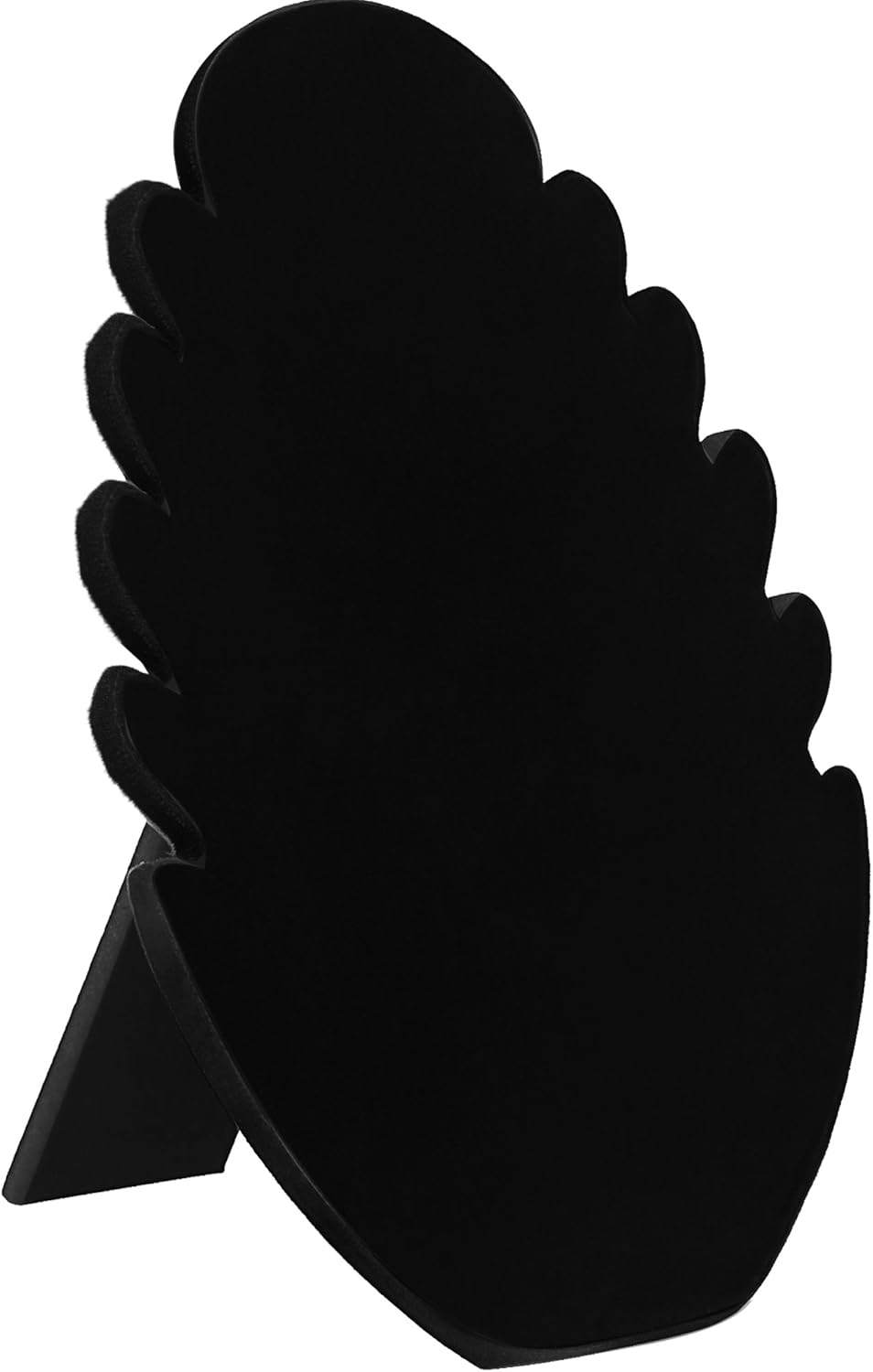 Black Velvet Necklace Display Stand with 5 Notches