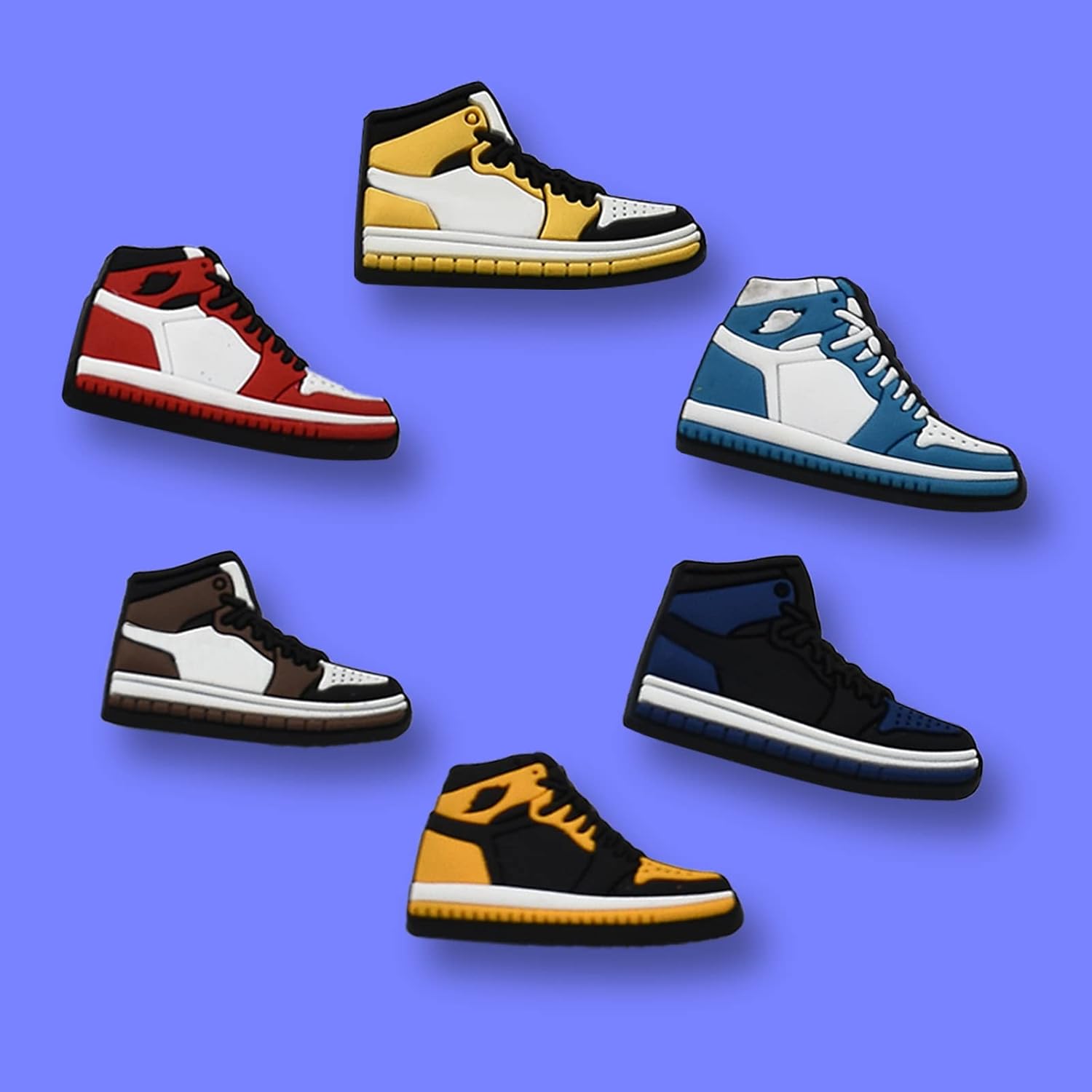 23PCS Basketball Shoe Charms Set for Kids and Teens