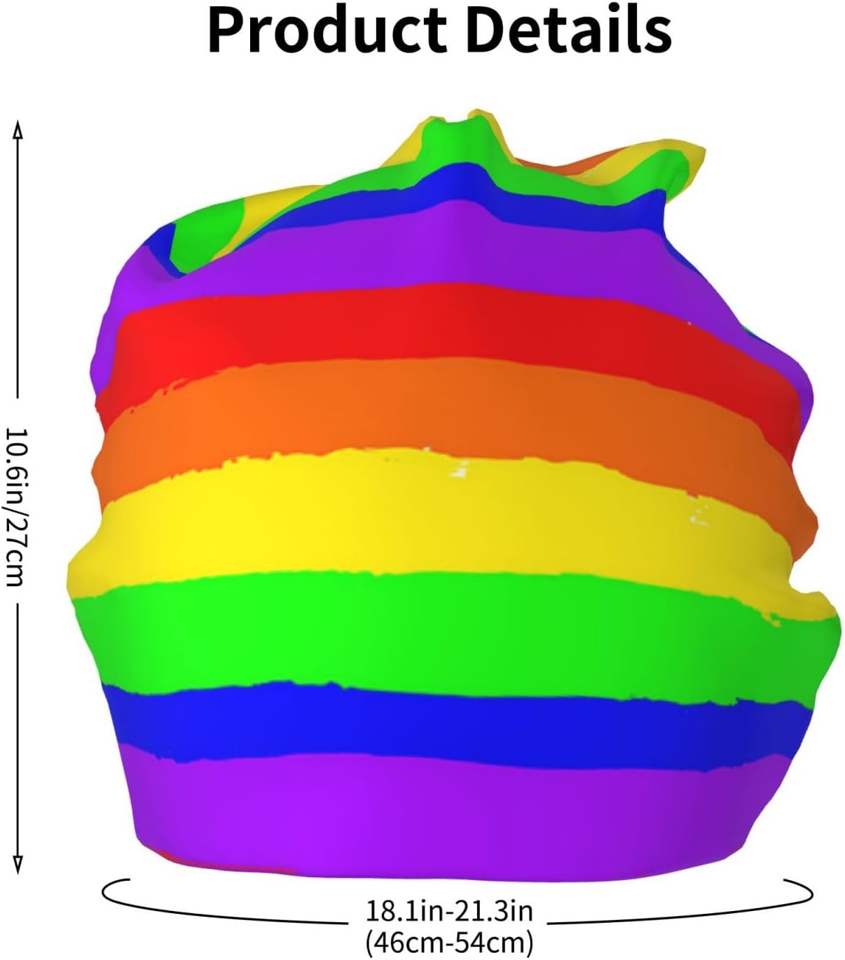 Gay Rainbow Boys Knitted Beanie Cap Hat Skull Cap