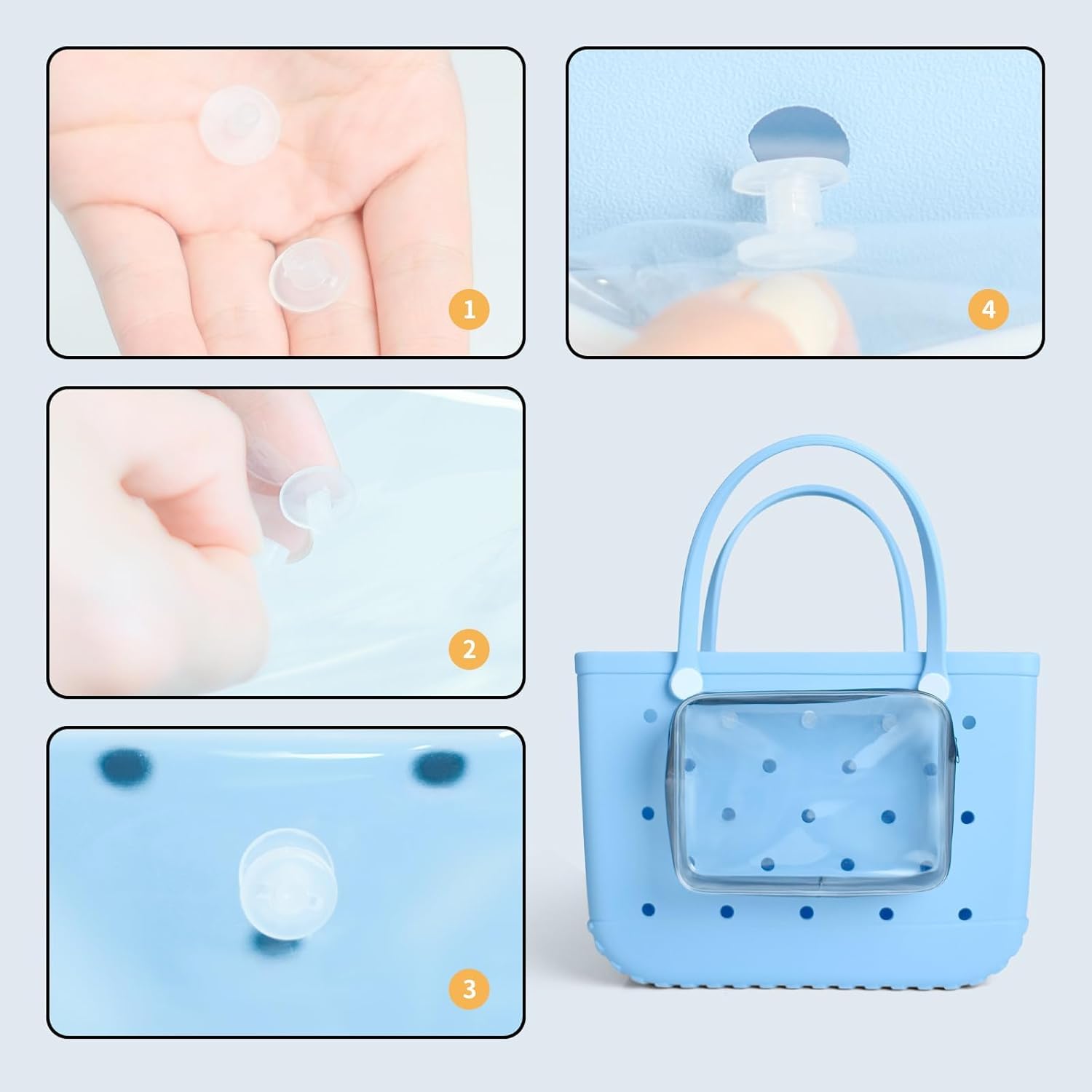 7 Pcs Divider Tray Set for Bogg Bag Accessories