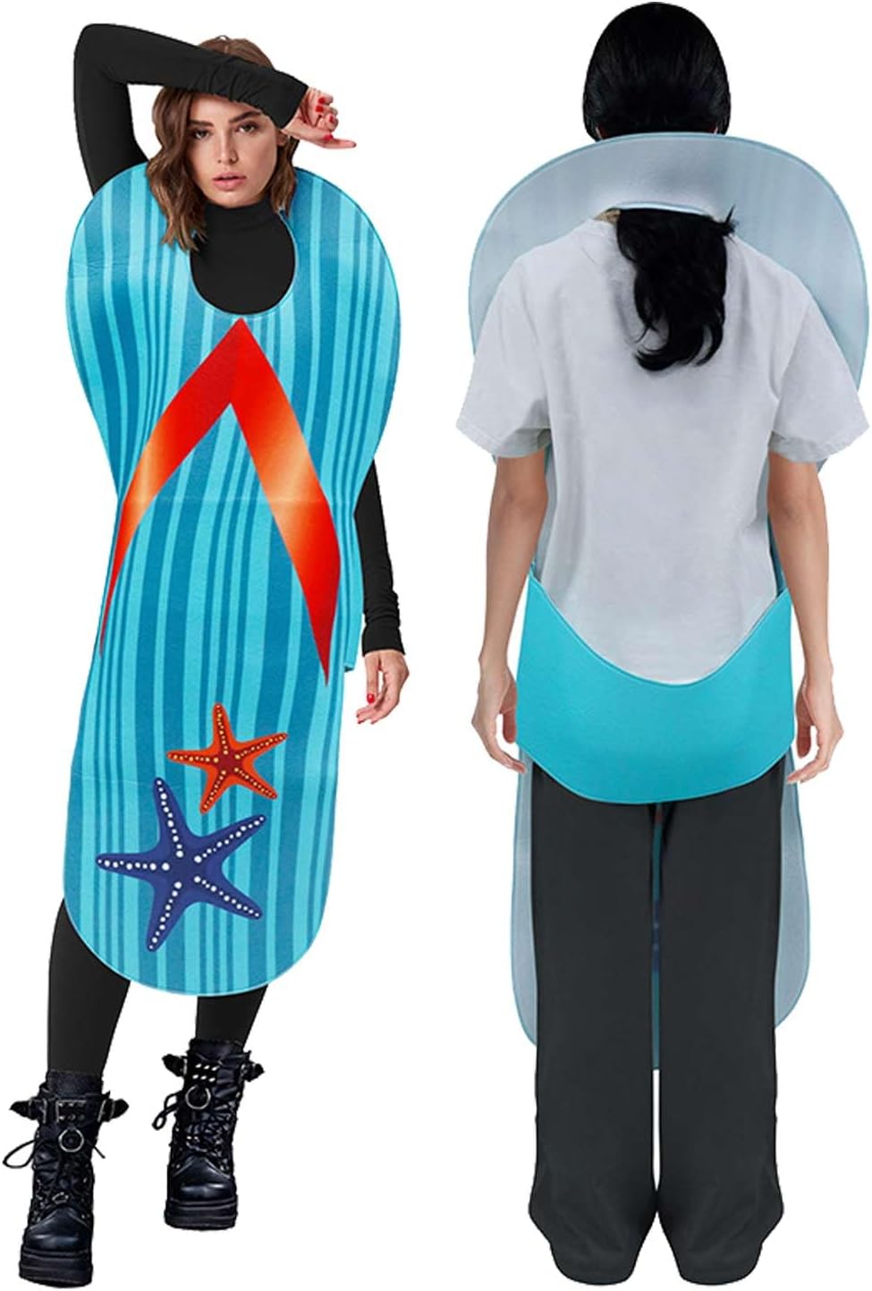 JRCRIN Adult Kids Flip Flop Costume Sneakers