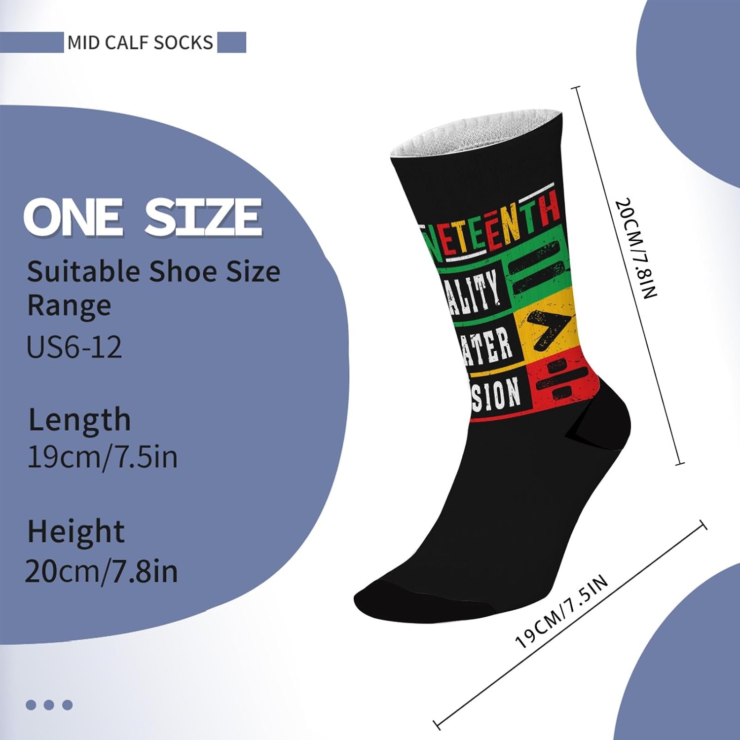 Equalitys Is Greater Than Division Math Socks for Boys