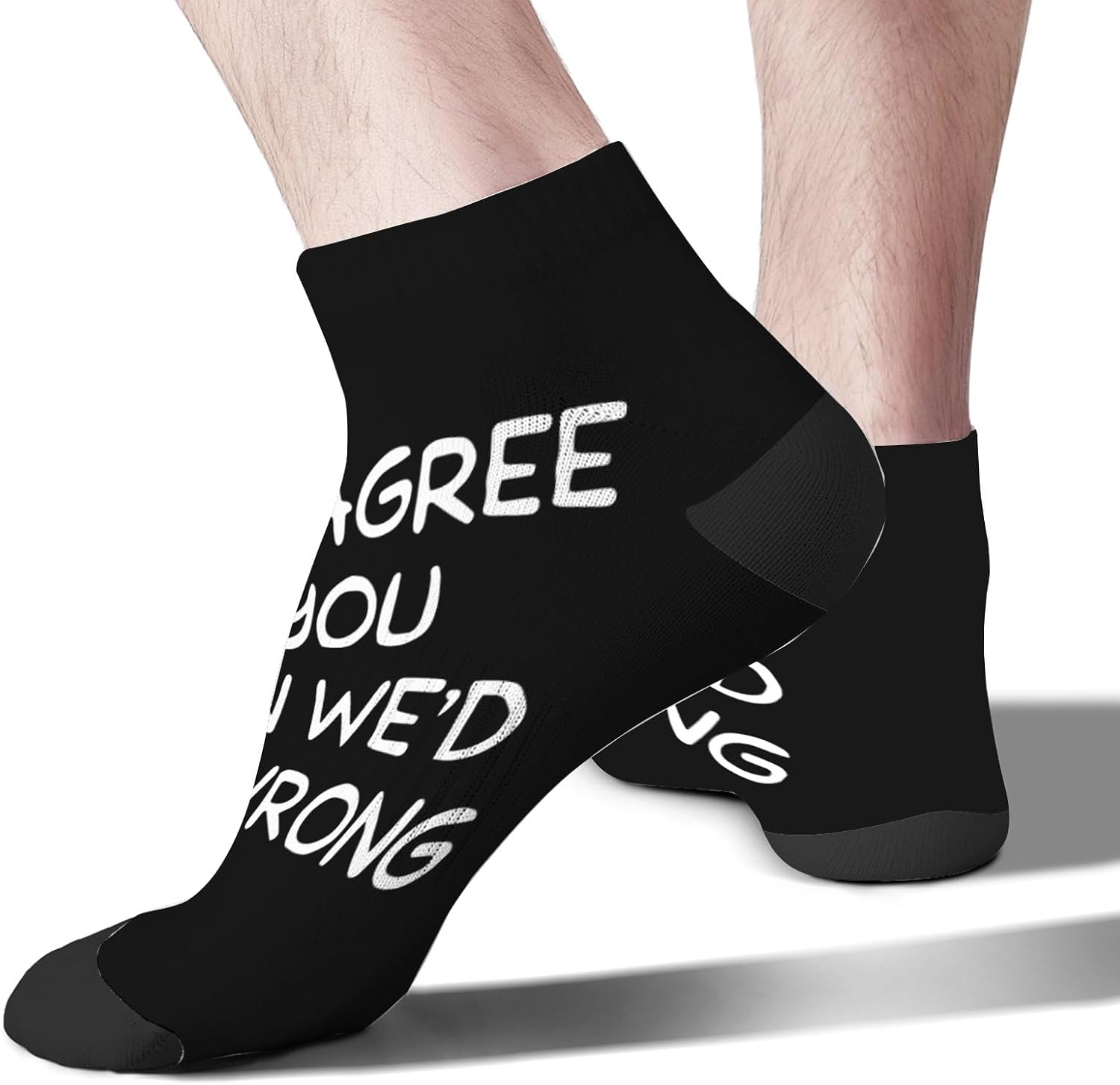 Id Agree With You But Then Wed Both Be Wrong Socks
