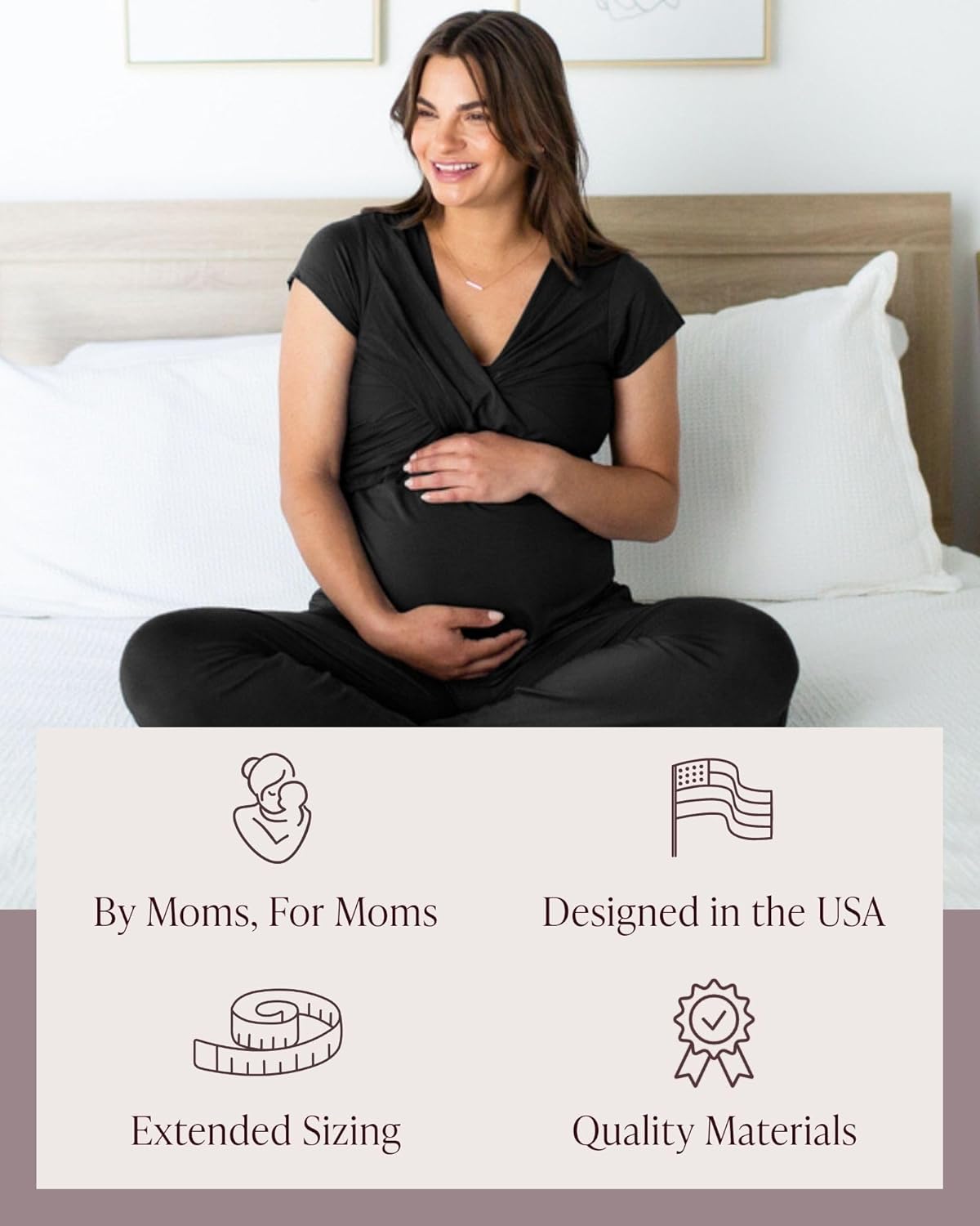 Kindred Bravely Davy Maternity Pajama Set for Women