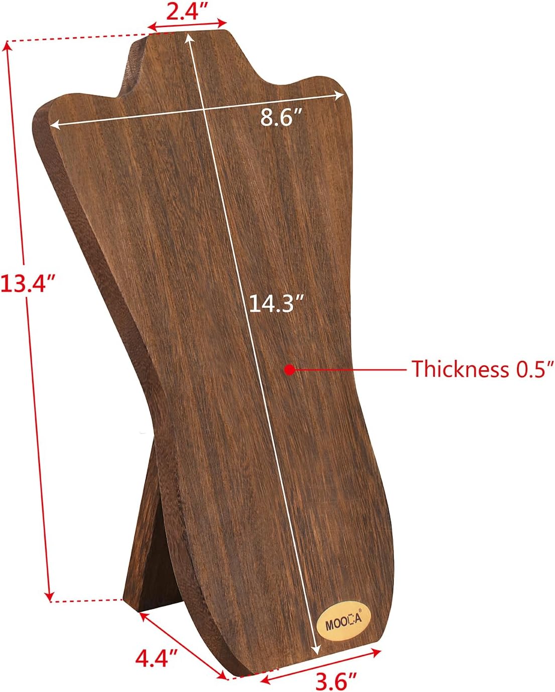 MOOCA Foldable Wooden Easel for Necklaces 1