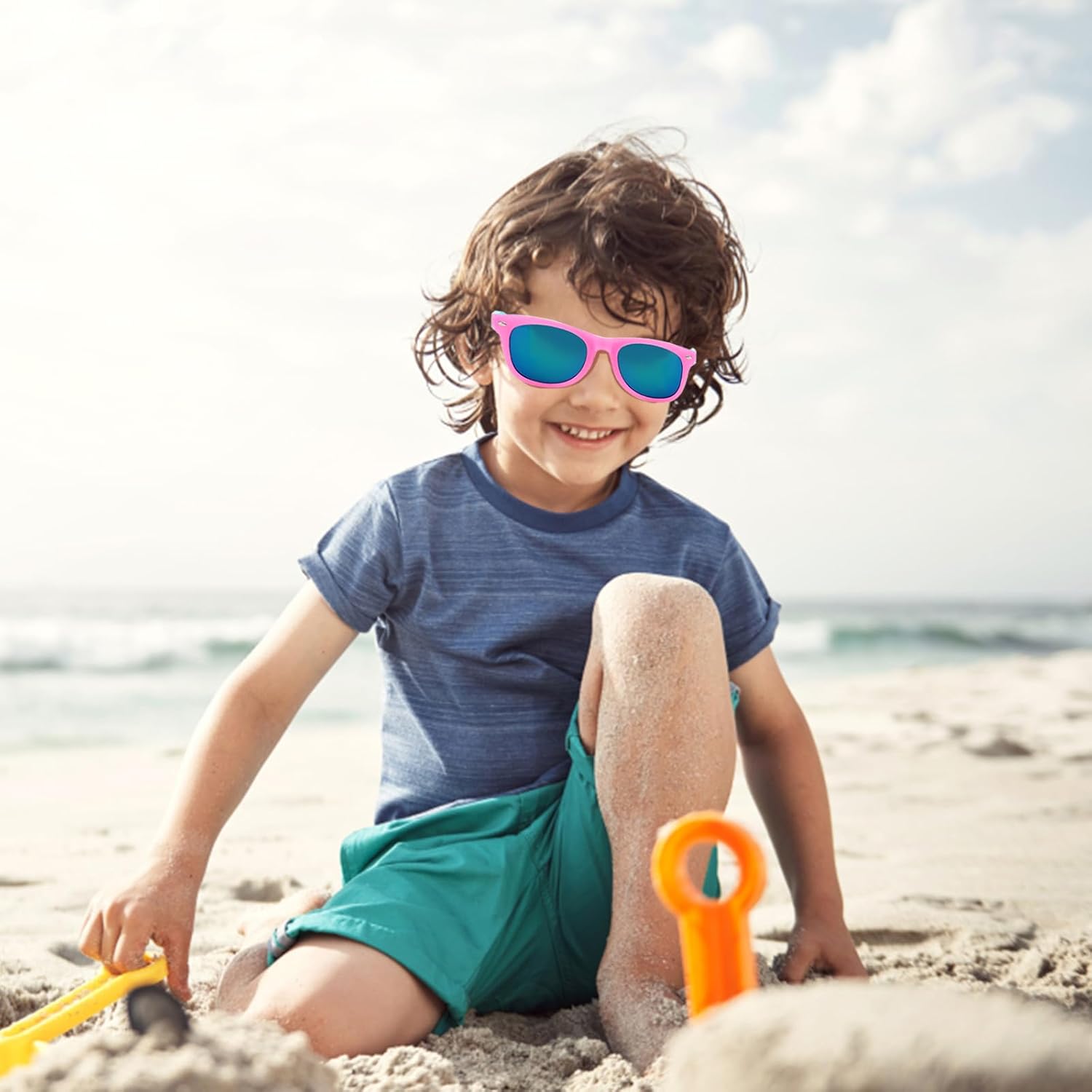 GoodUping 6 Pack Kids Sunglasses with UV Protection