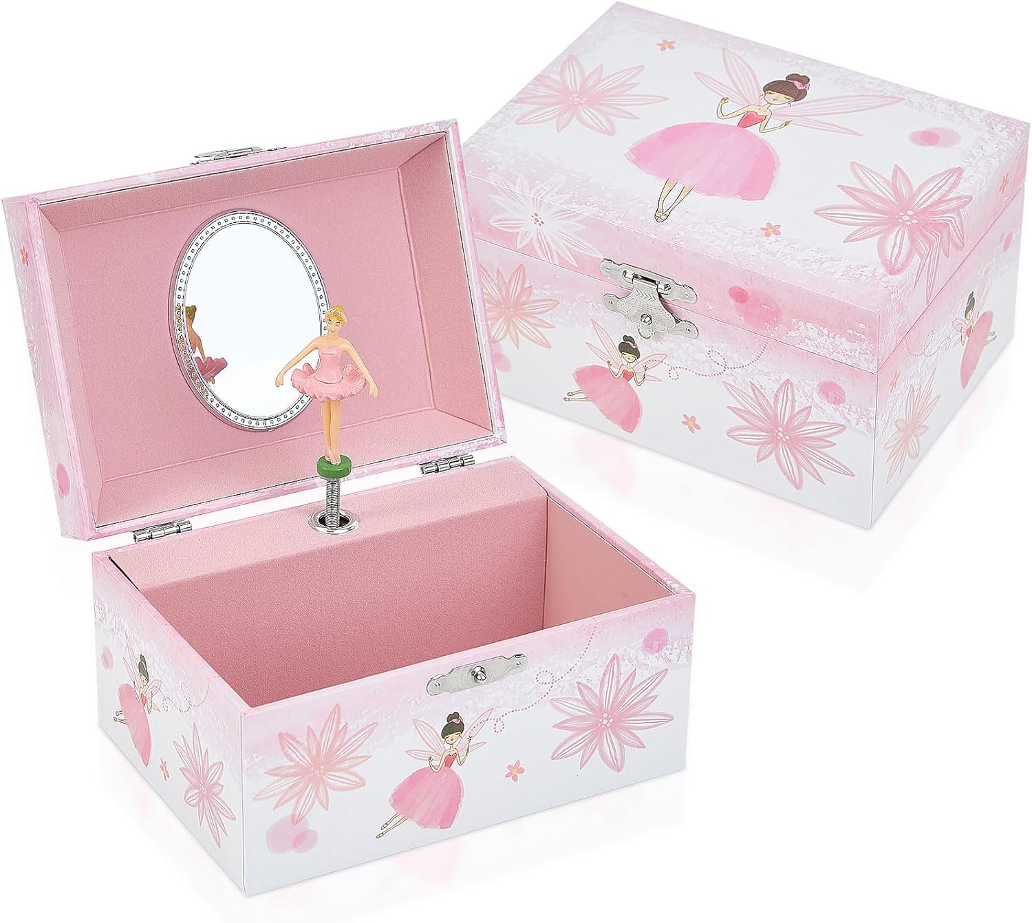 Girls Music Jewelry Box with Spinning Doll