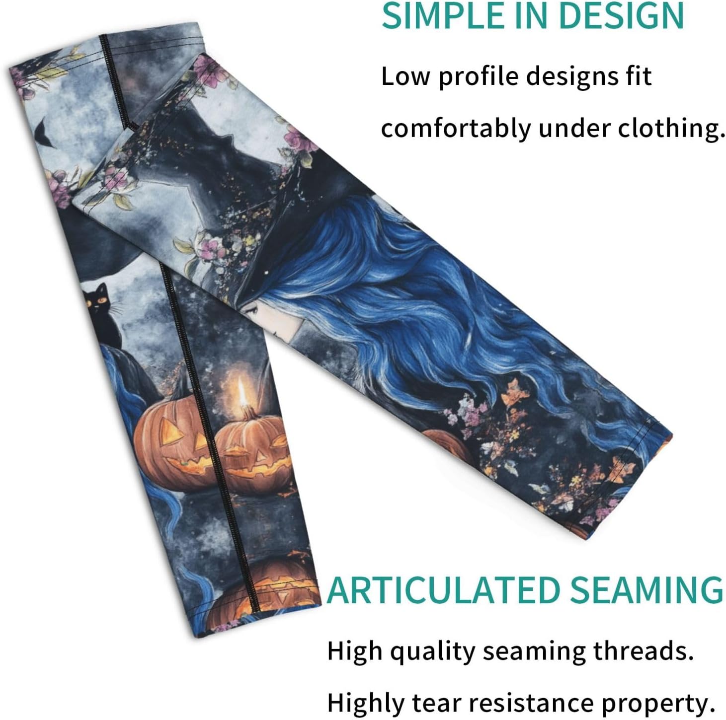 Men Women Cooling Compression Arm Sleeves for Sun Protection