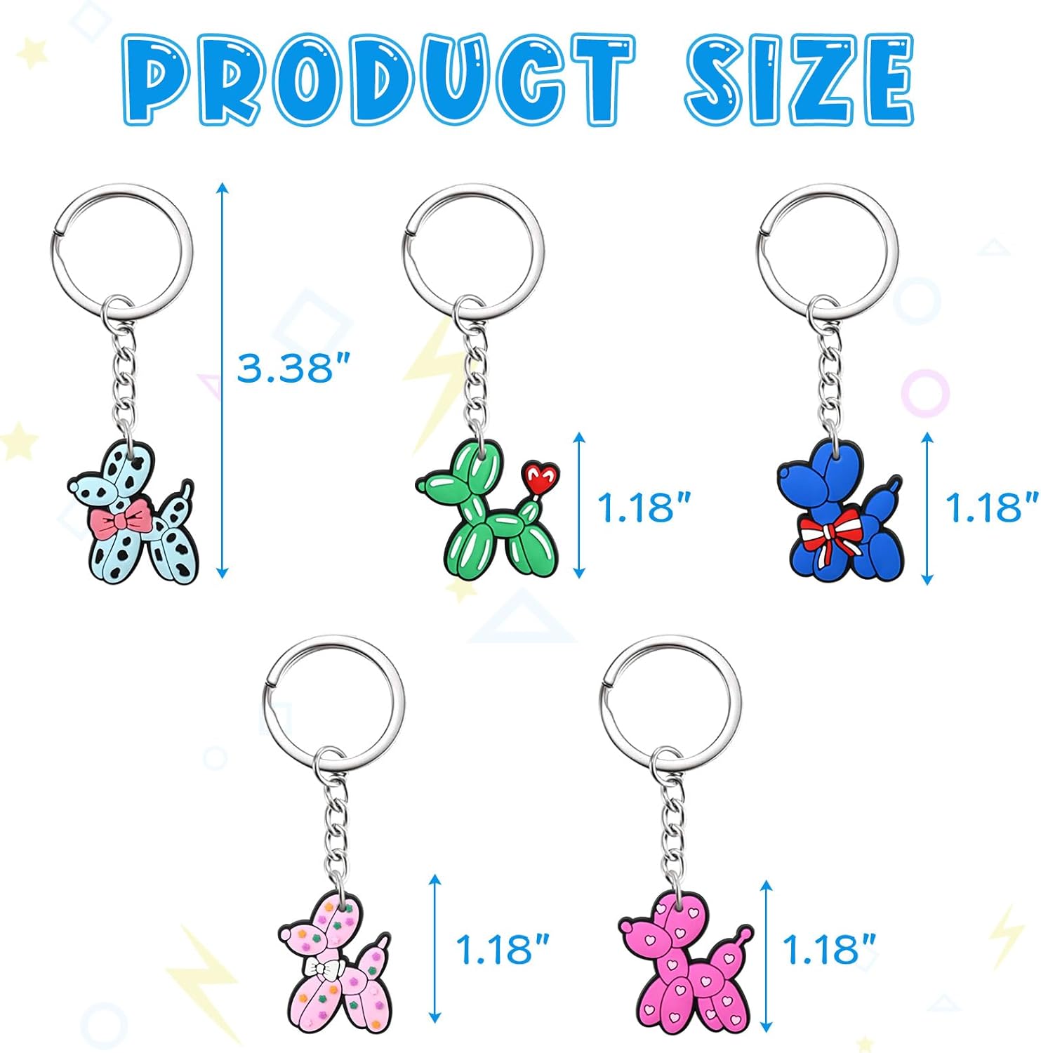 Pabucle Cute Keychain Bulk 30pcs Keychains