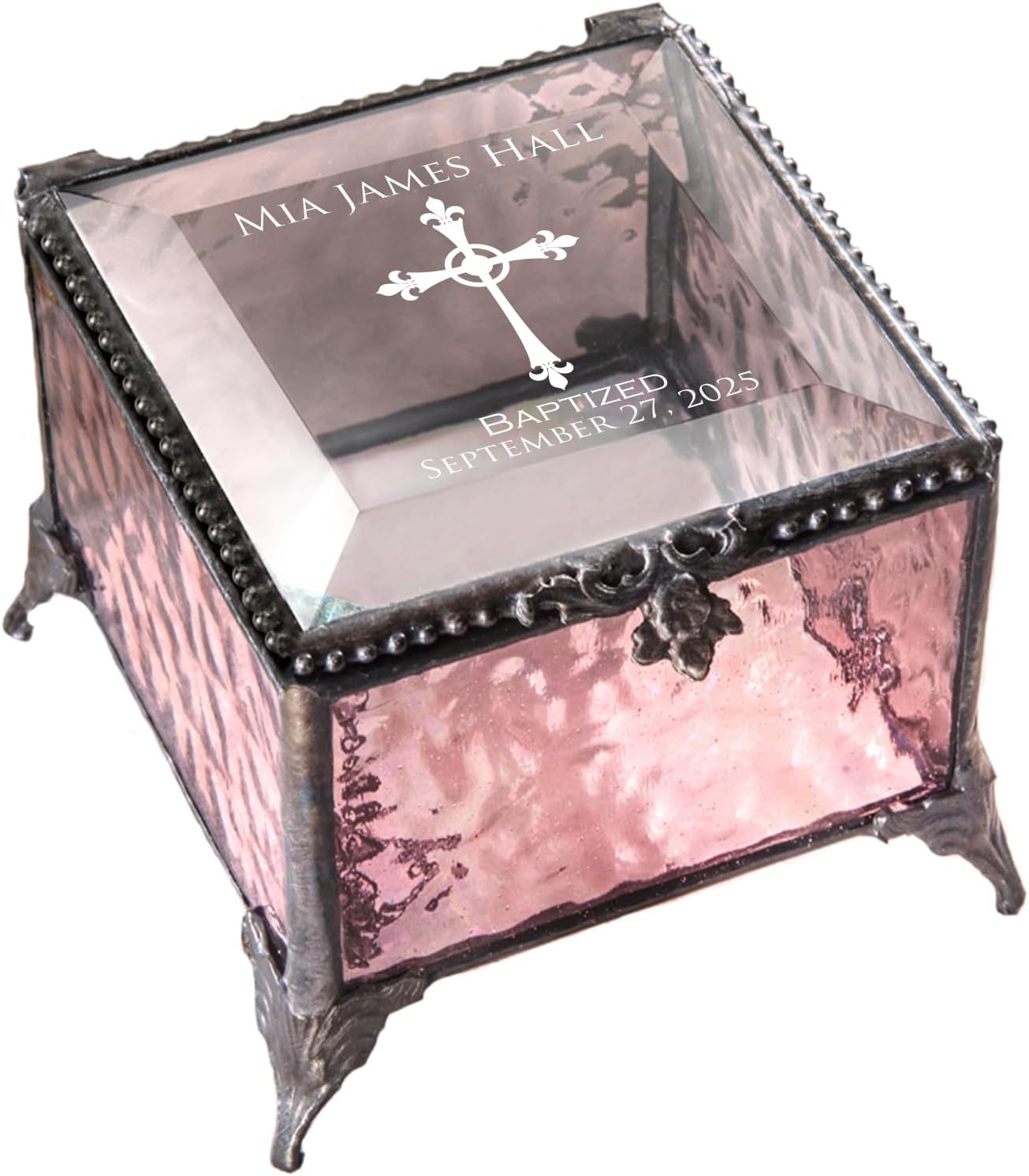 Baptism Gift for Girls Personalized Keepsake Box