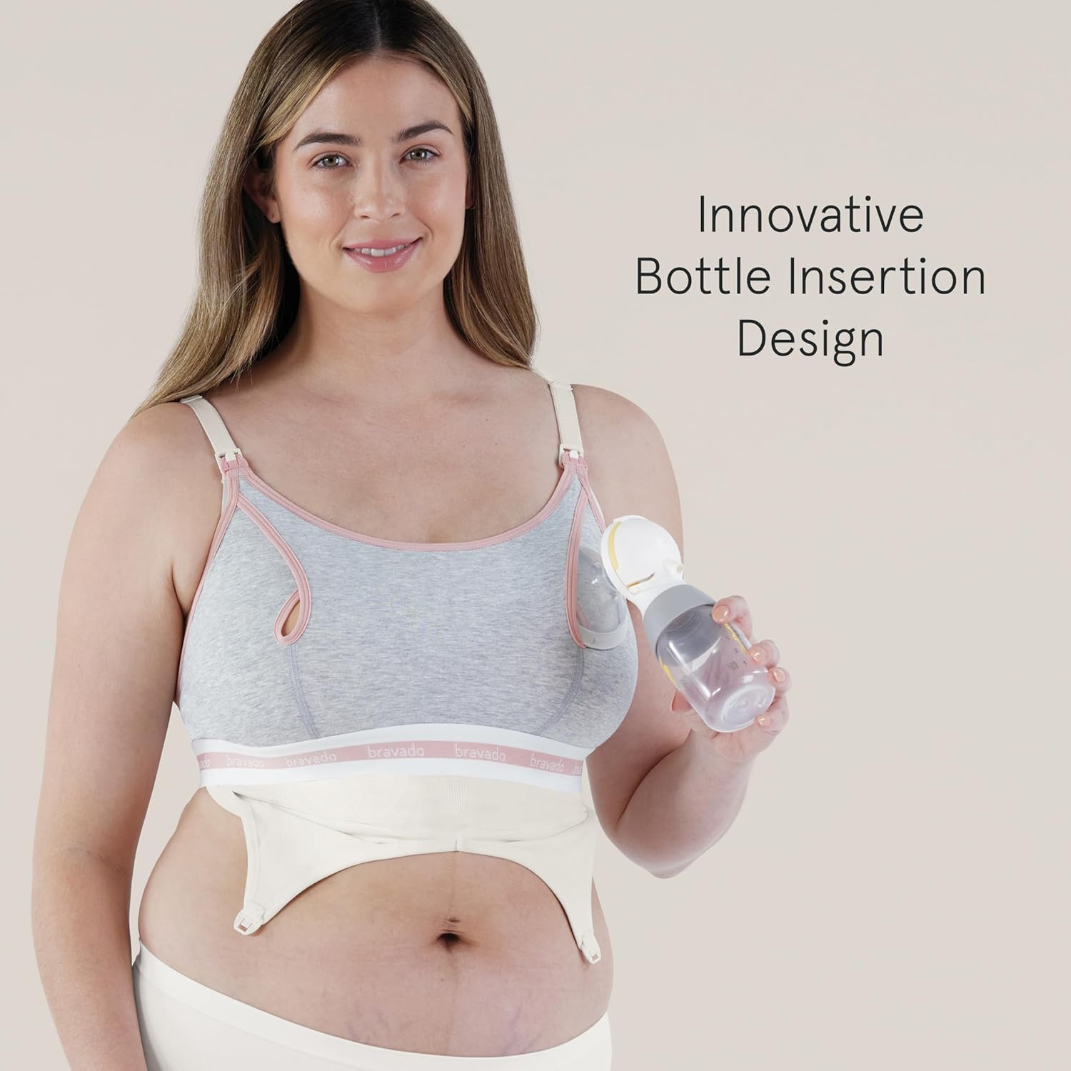 Bravado Designs Pumping Bra Hands Free Clip and Pump S-XL