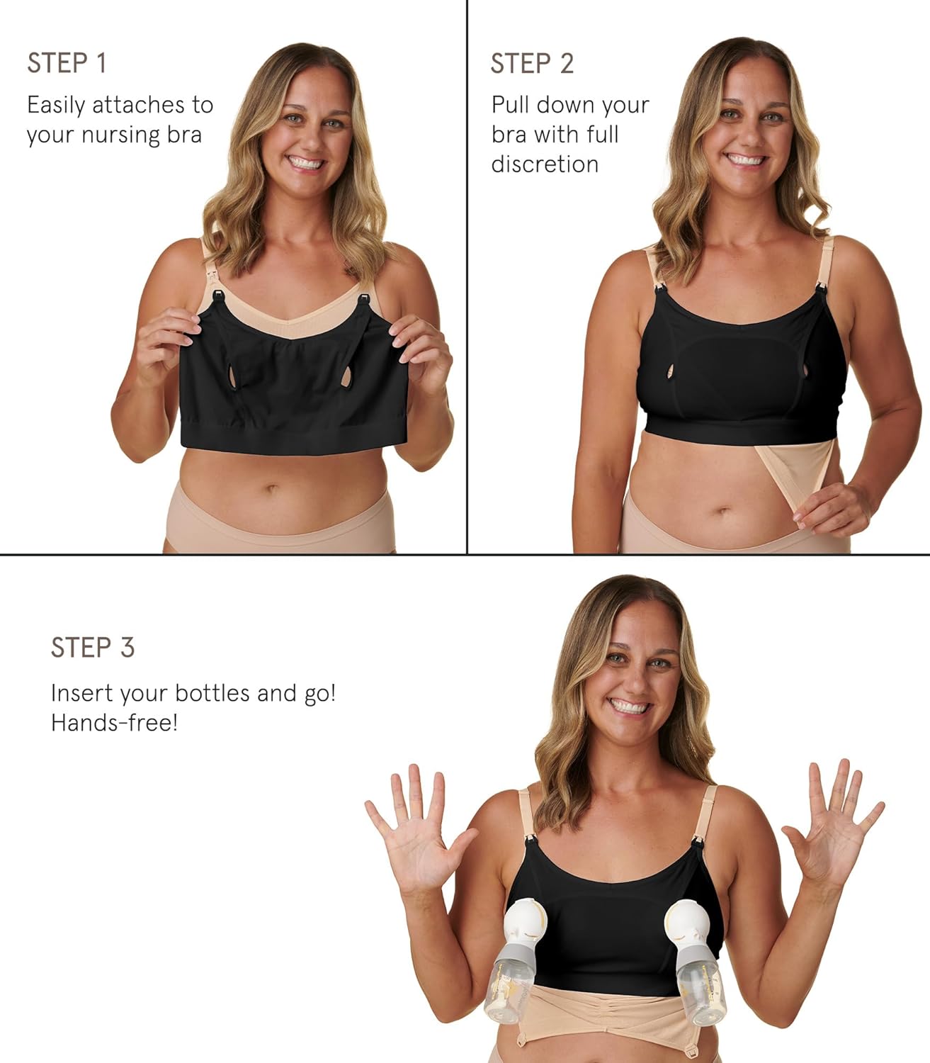 Bravado Designs Hands Free Pumping Bra XS-XXL Comfortable