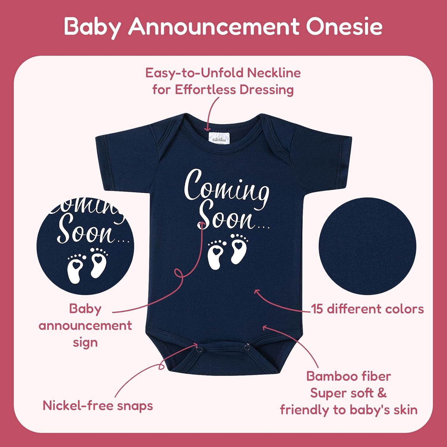 Funny Pregnancy Announcement Onesie for Grandparents