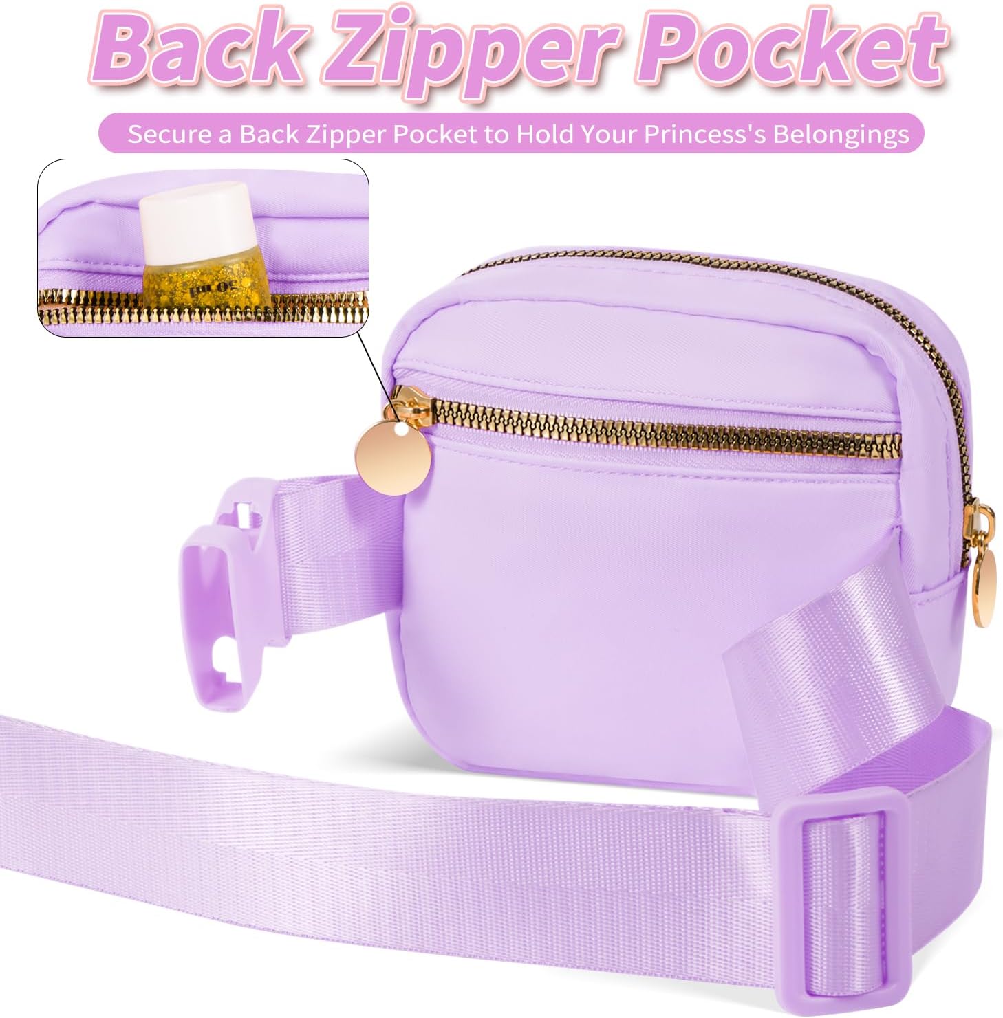 Uygafly Cute Initials Fanny Pack for Kids 4-8
