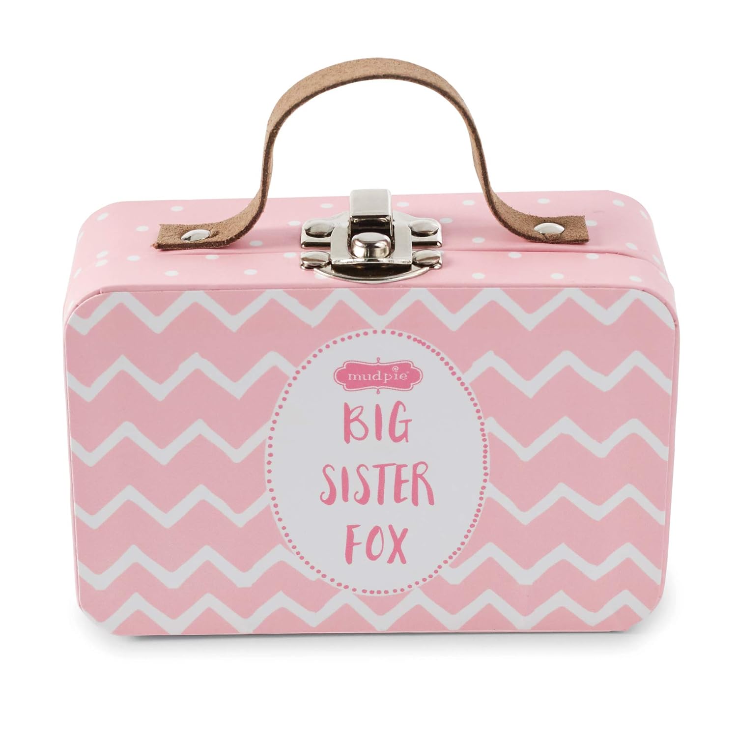 Mud Pie Mini Im A Big Sister Fox Set Pink 2 Piece