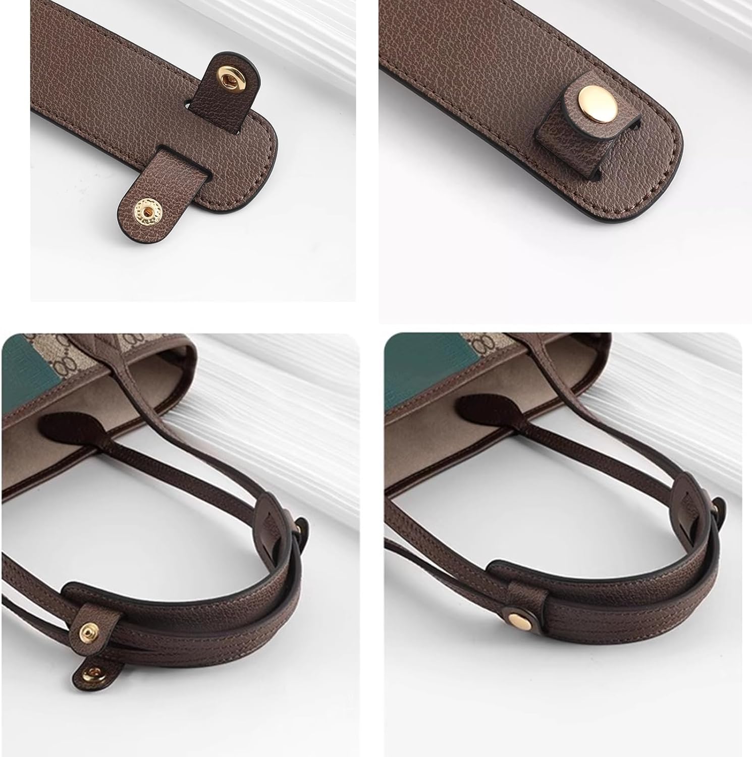 Anti-Skid Leather Shoulder Strap Pad for Tote Bags and Crossbody Bags