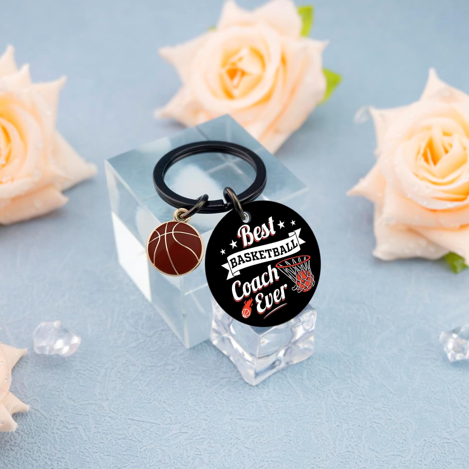 Best Basketball Coach Keychain Ever
