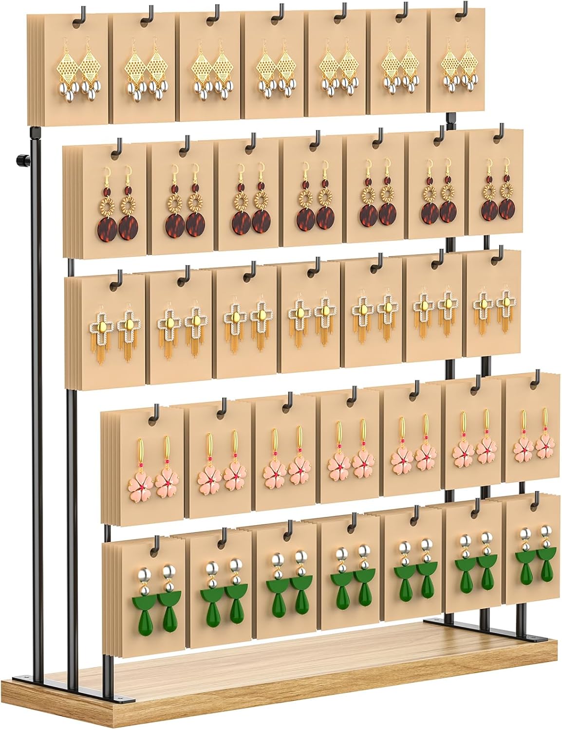 ORLESS Jewelry Display Stand with 35 Hooks