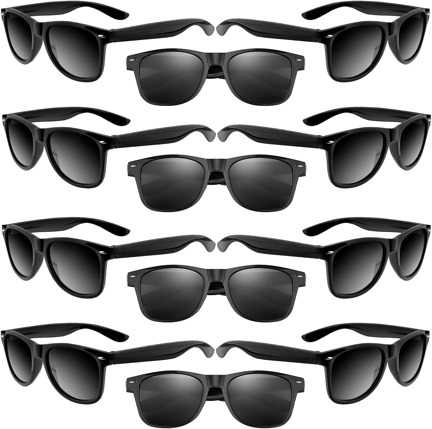 ASTARON 12 Pack Neon Sunglasses for Parties