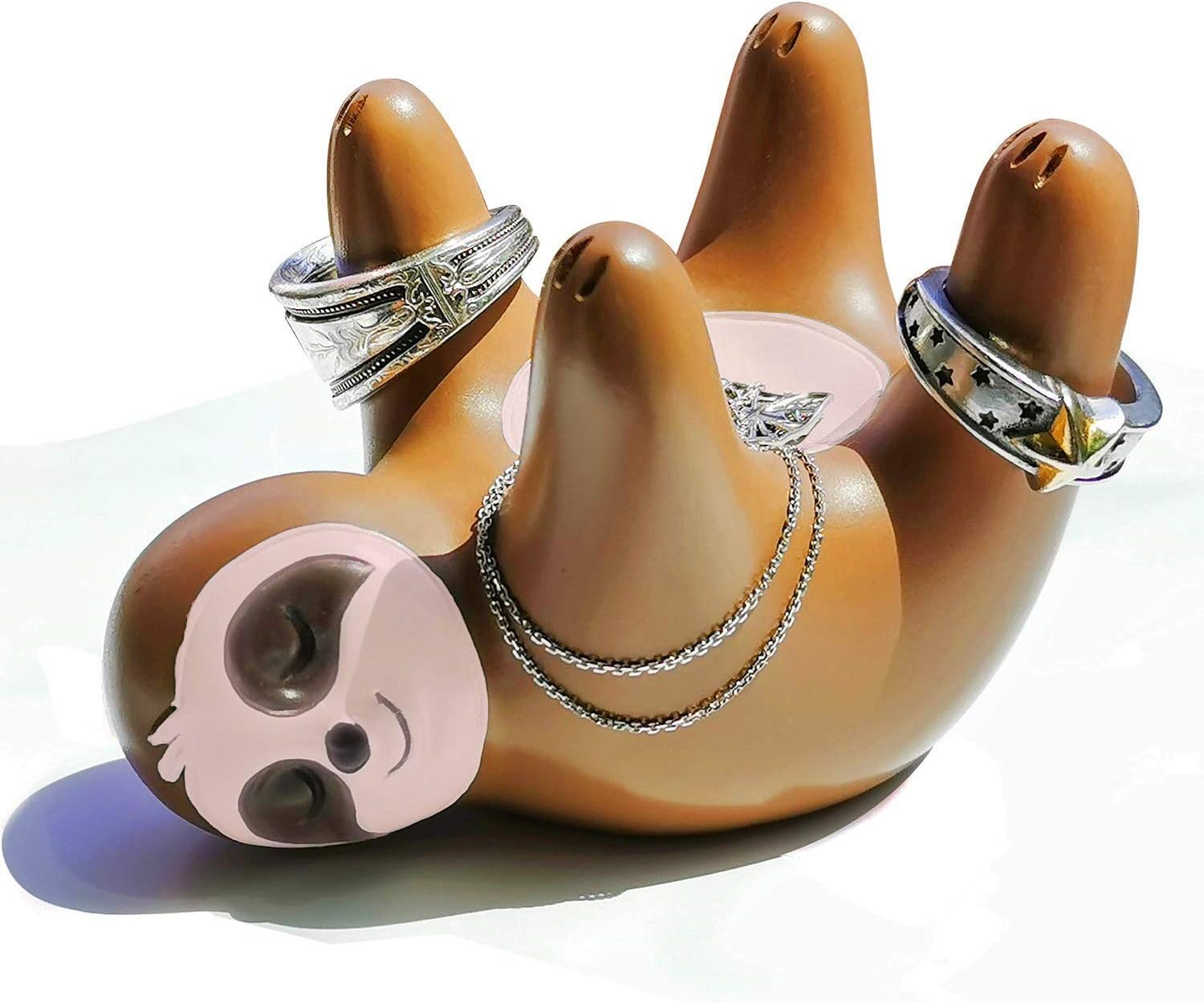 Ku-dayi Sloth Ring Holder for Jewelry Dish