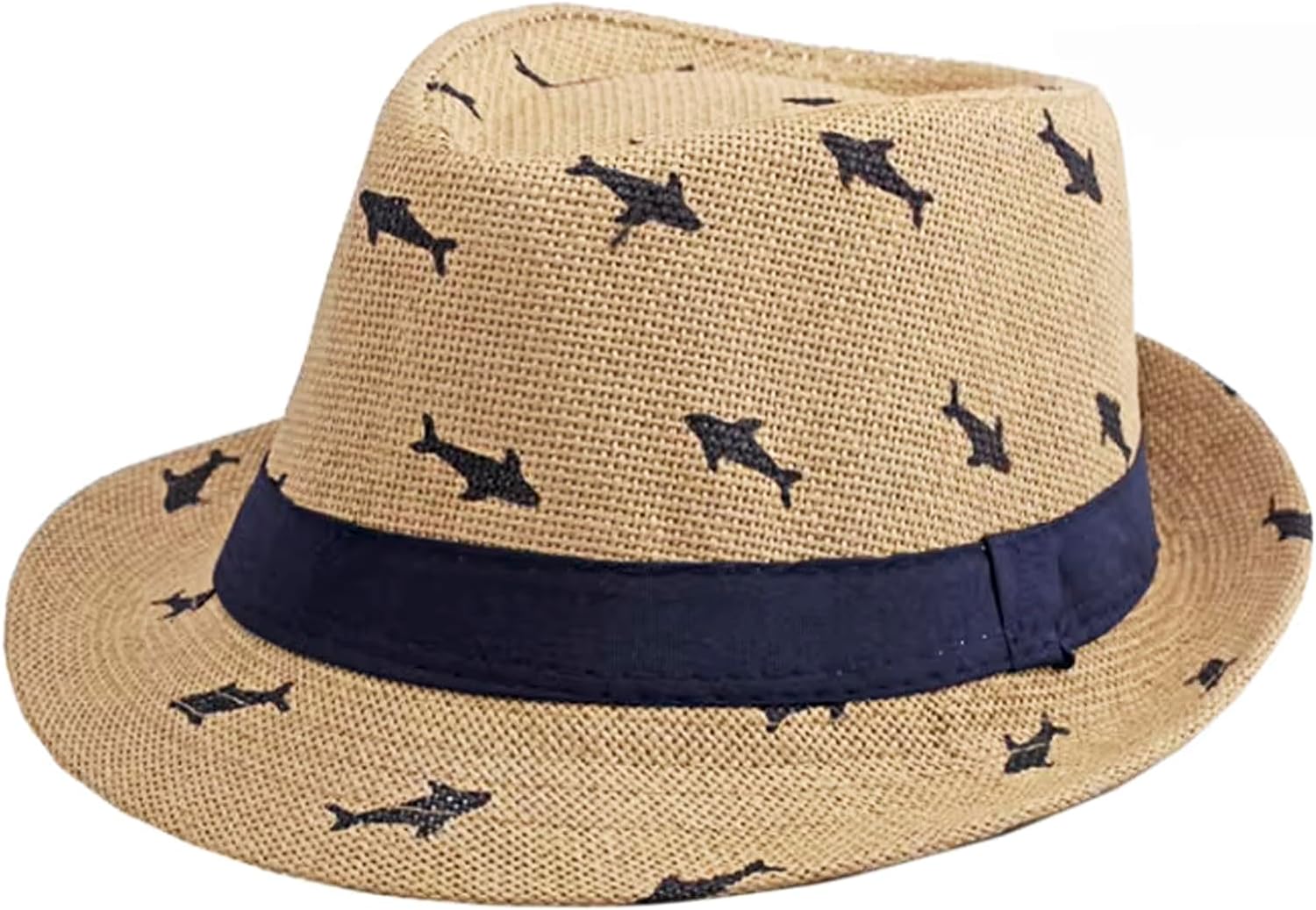 Summer Fedora Hat for Kids 4-8 Years