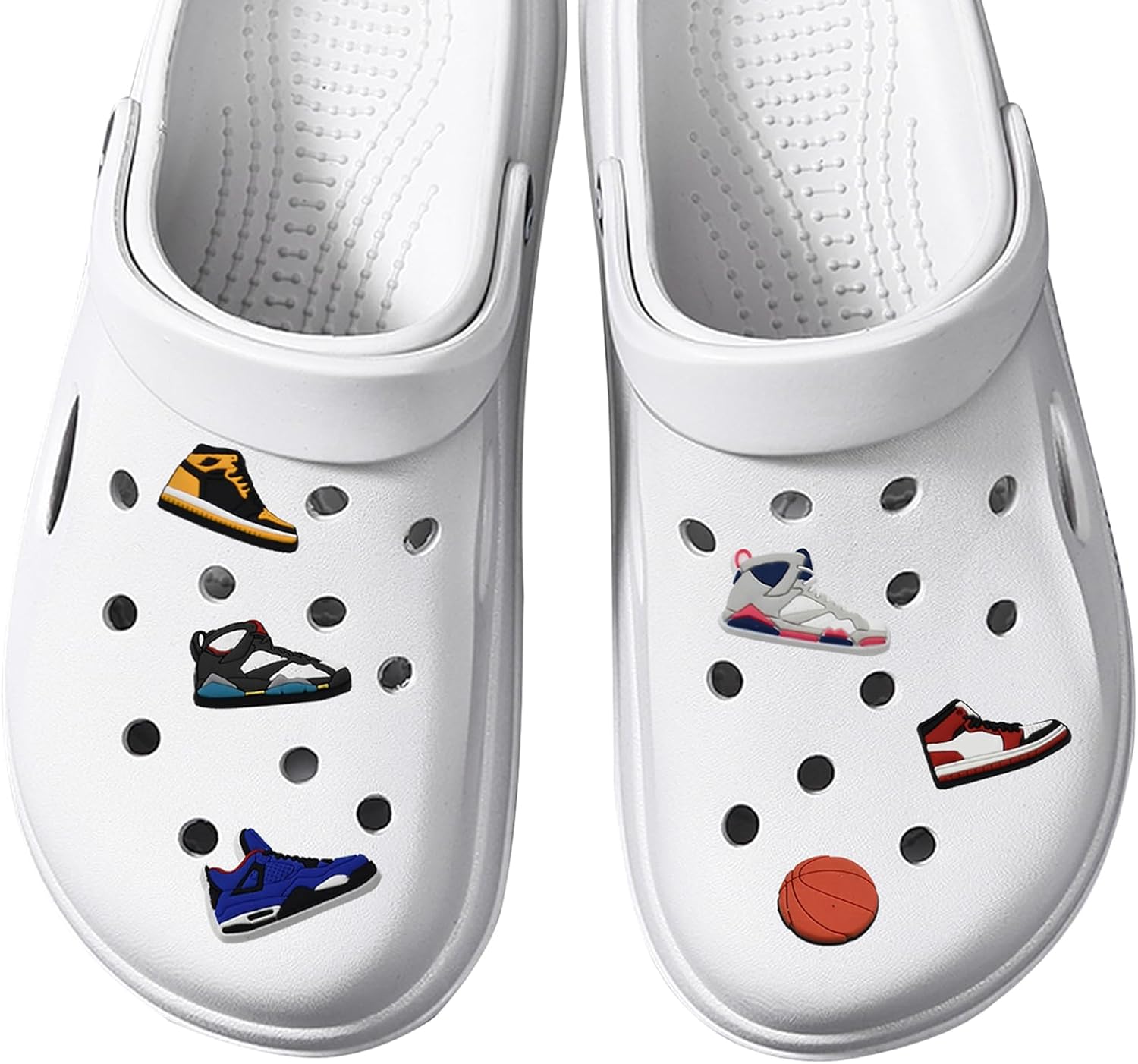 23PCS Basketball Shoe Charms Set for Kids and Teens