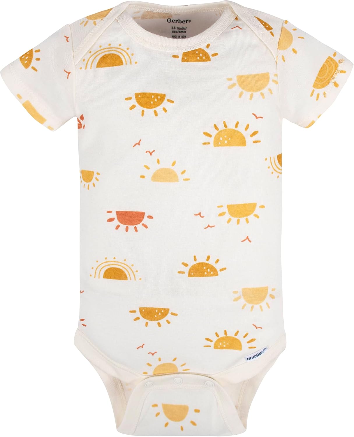 Gerber Baby Girls 5-Pack Short Sleeve Onesies Bodysuits