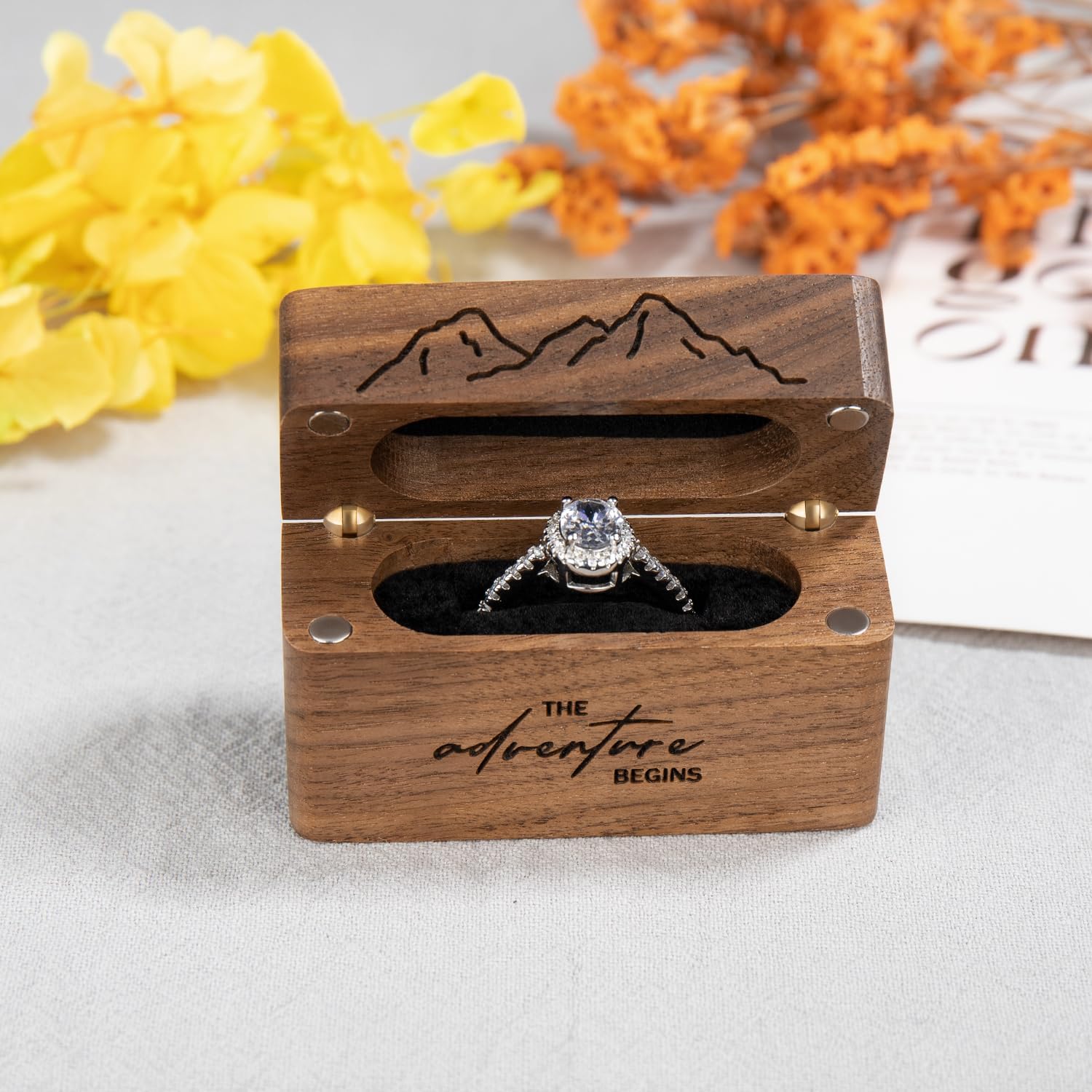 Wislist Ring Bearer Box for Wedding Ceremony