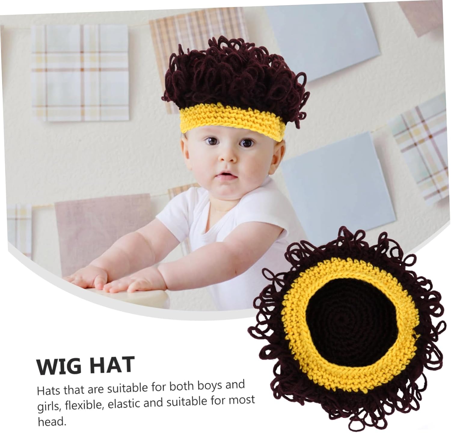 VALICLUD Handmade Wig Cap for Boys and Girls