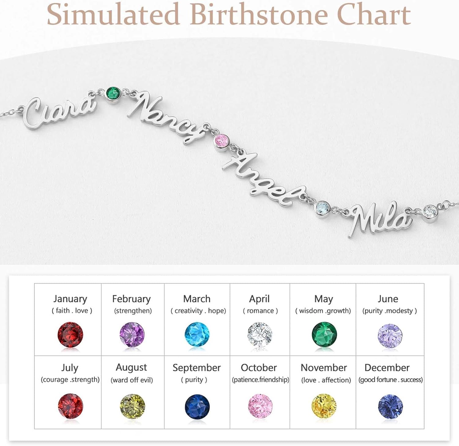 Custom Name Necklace Personalized 925 Sterling Silver