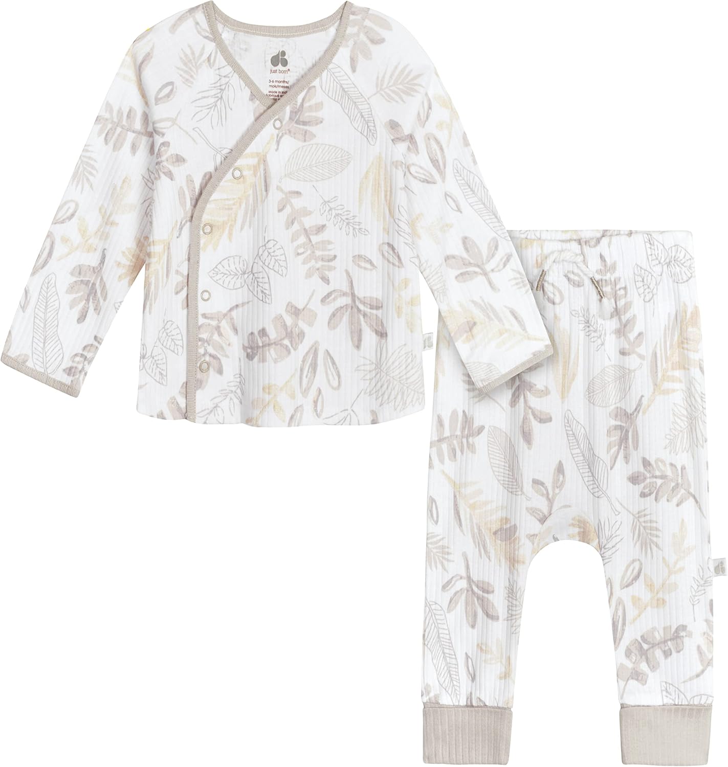 Just Born Baby Boys Take Me Home Romper Set