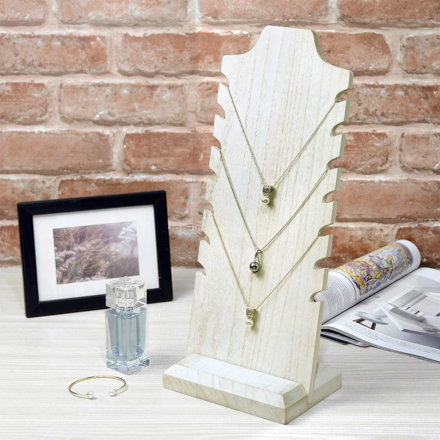 MOOCA Lightweight Wooden Necklace Display Stand