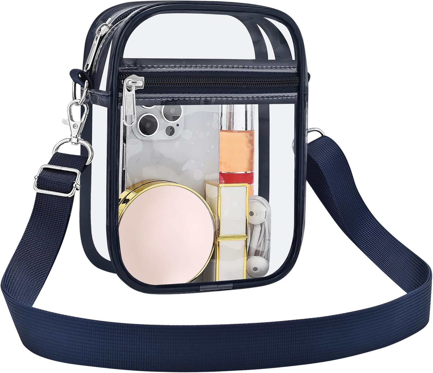 USPECLARE Clear Purse Stadium Approved Crossbody Bag for Men and Women 1