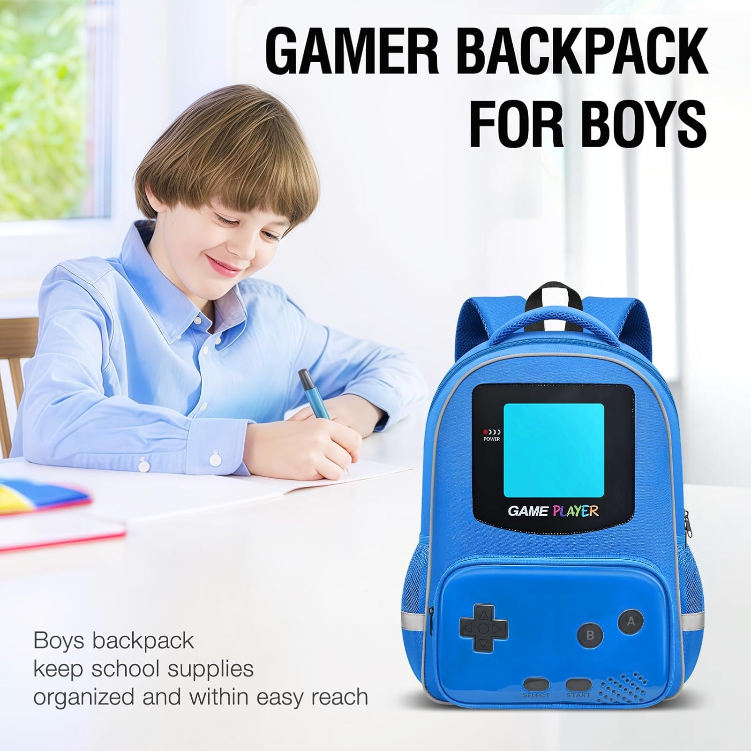 TFAUR Boys Backpack for School and Gaming