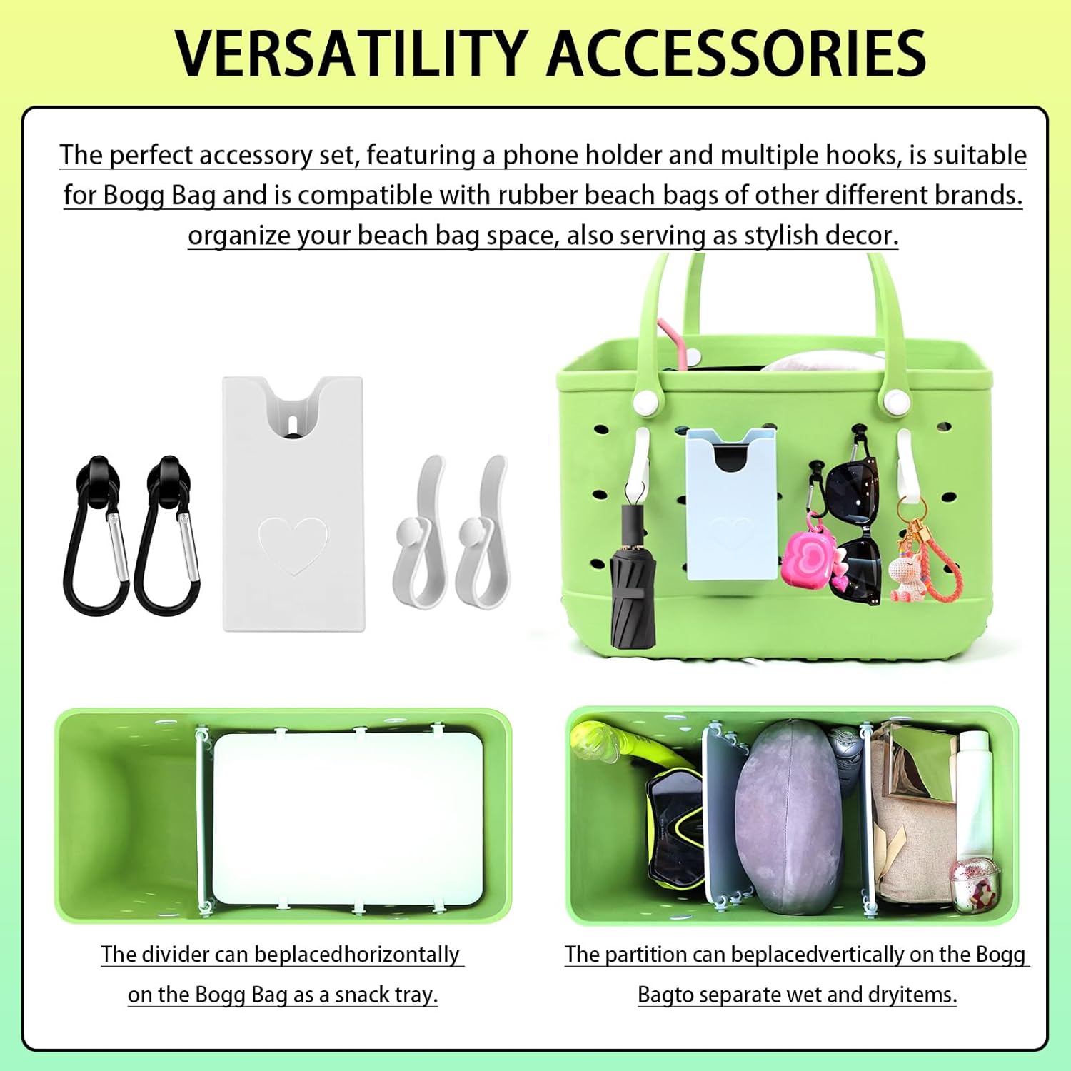 7Pcs Divider Tray Set for X-Large Bogg Bag