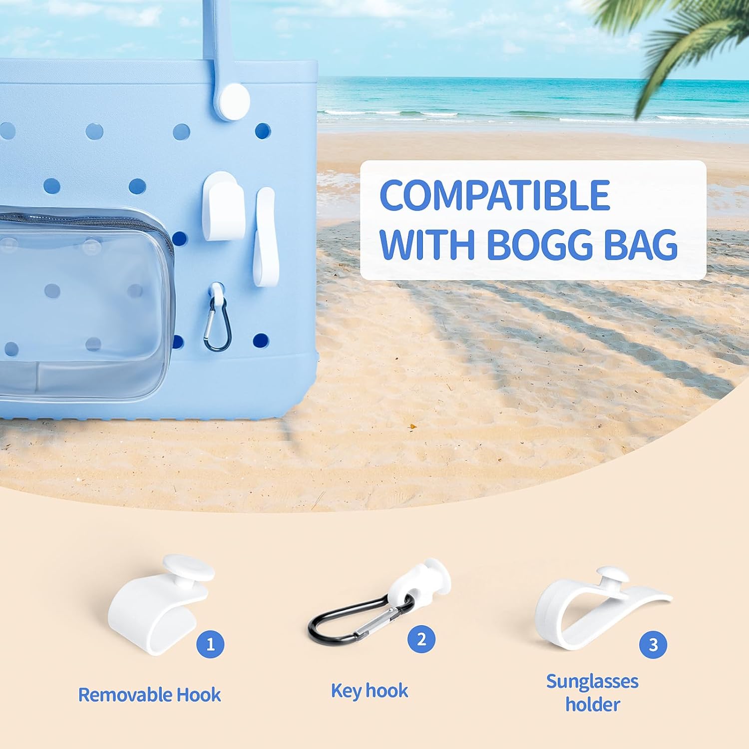 7 Pcs Divider Tray Set for Bogg Bag Accessories