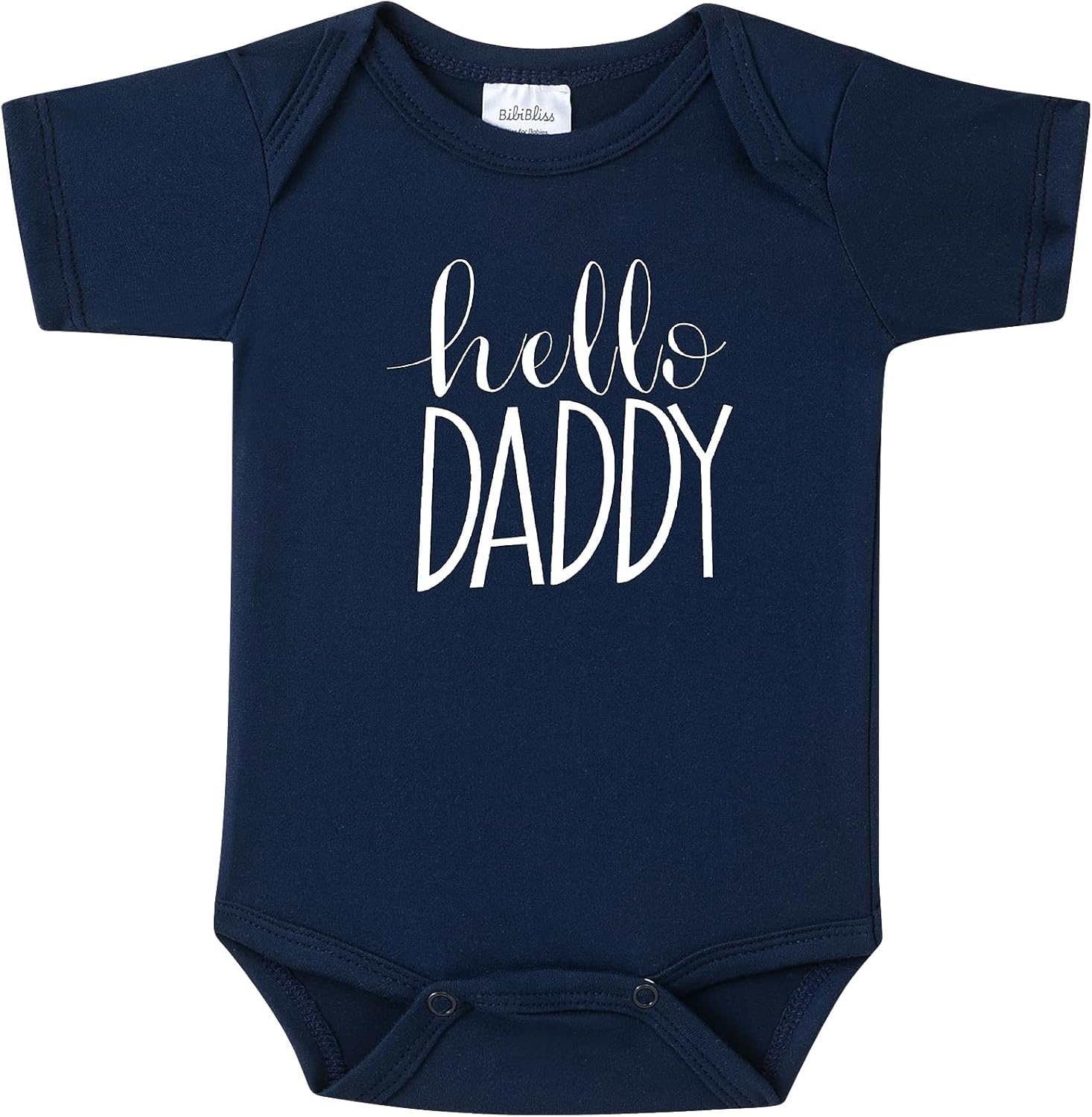Hello Daddy Baby Announcement Onesie for Grandparents