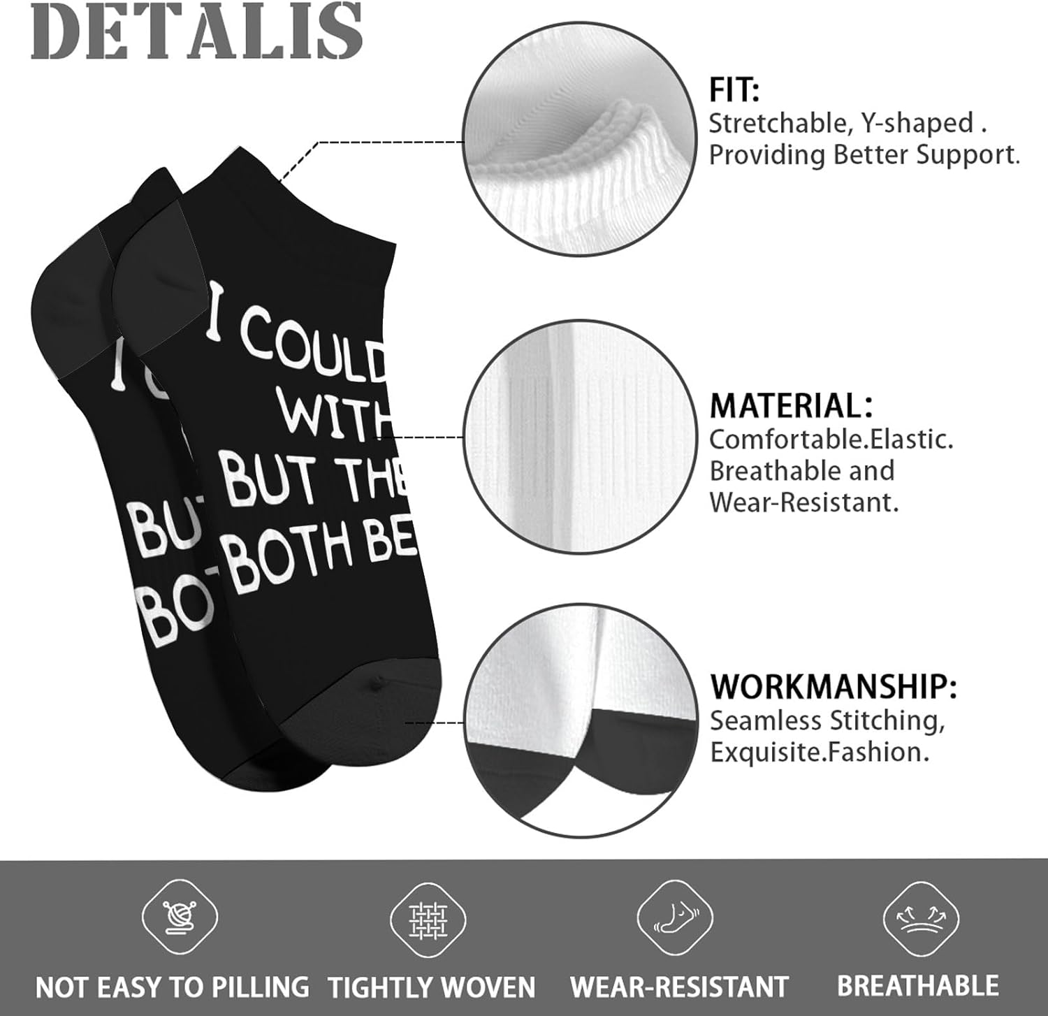Id Agree With You But Then Wed Both Be Wrong Socks