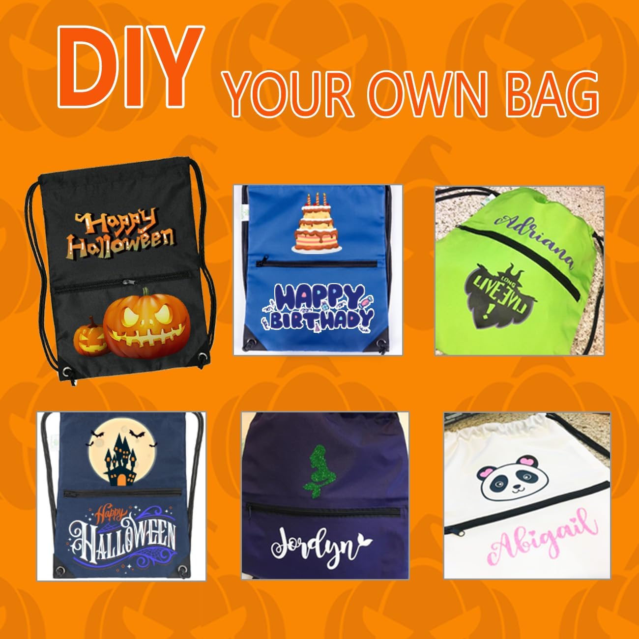 HOLYLUCK Drawstring Backpack Bag for Gym and Sports