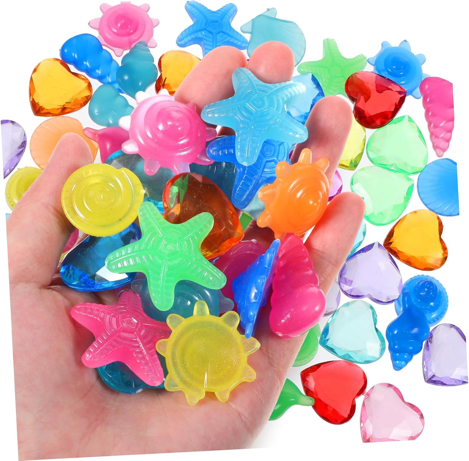 BESTonZON Pirate Treasure Chest Diving Gems Party Favors