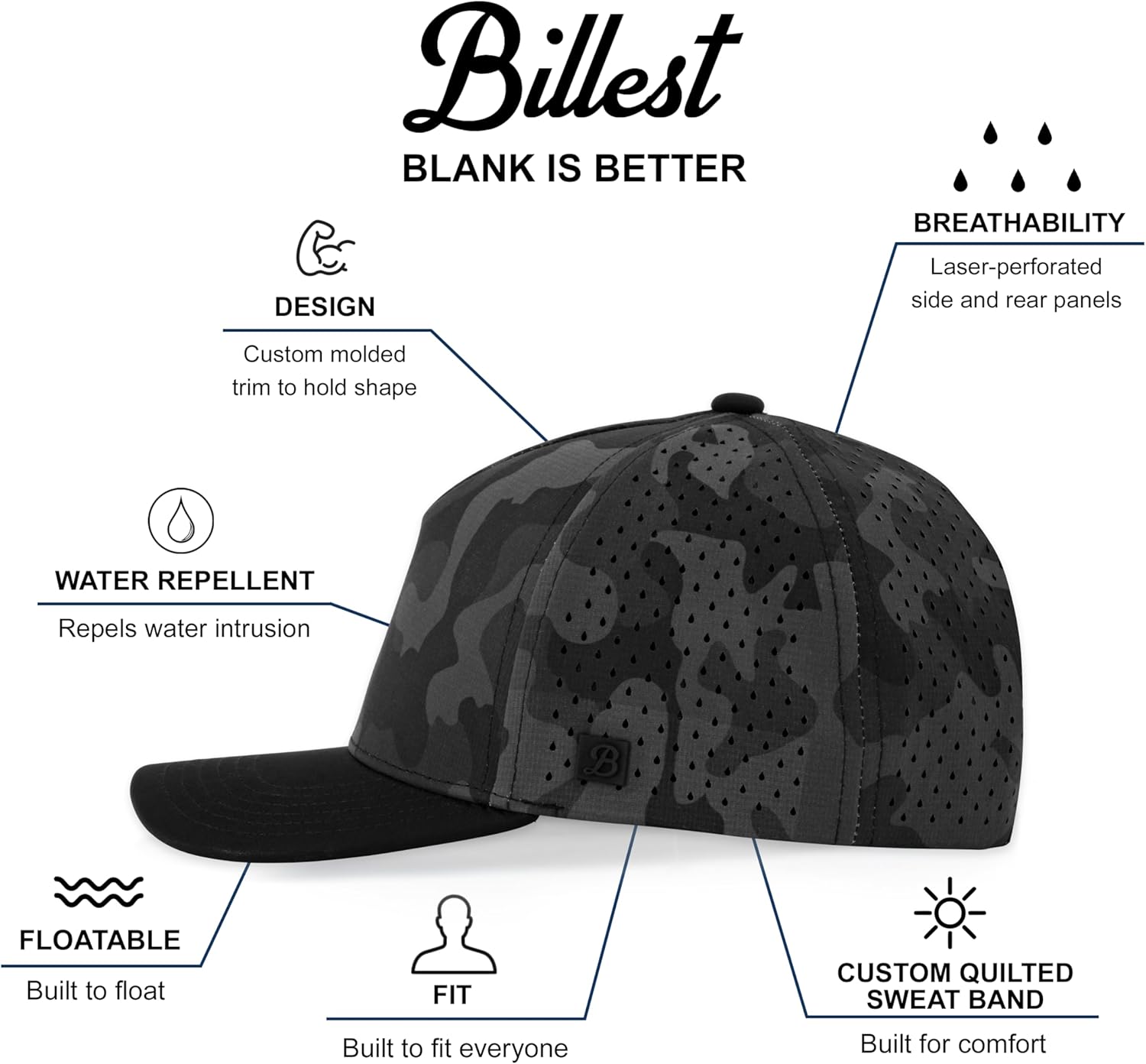 Billest Youth Snapback Hat for Kids Ages 4-12