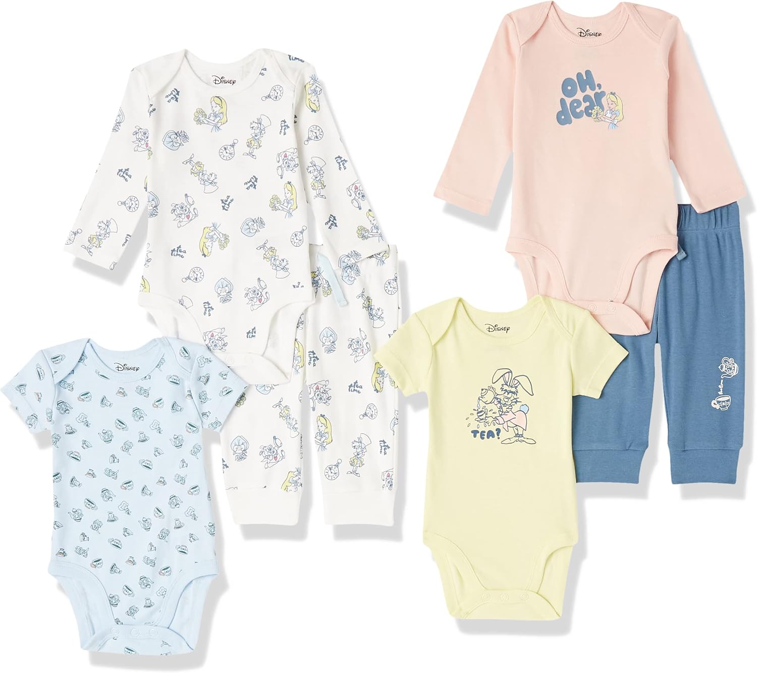 Amazon Essentials Baby 6-Piece Outfit Set for Disney Marvel Star Wars