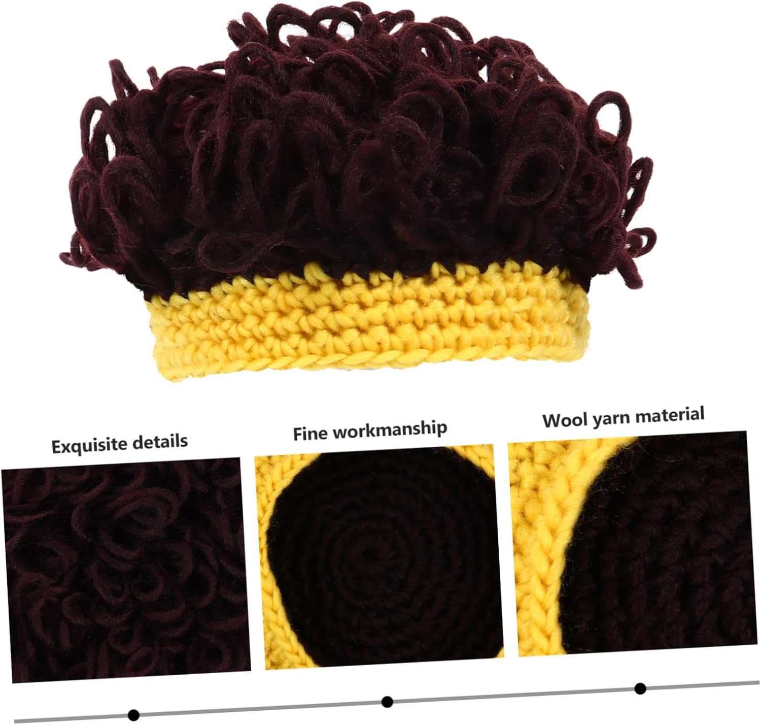 VALICLUD Handmade Wig Cap for Boys and Girls