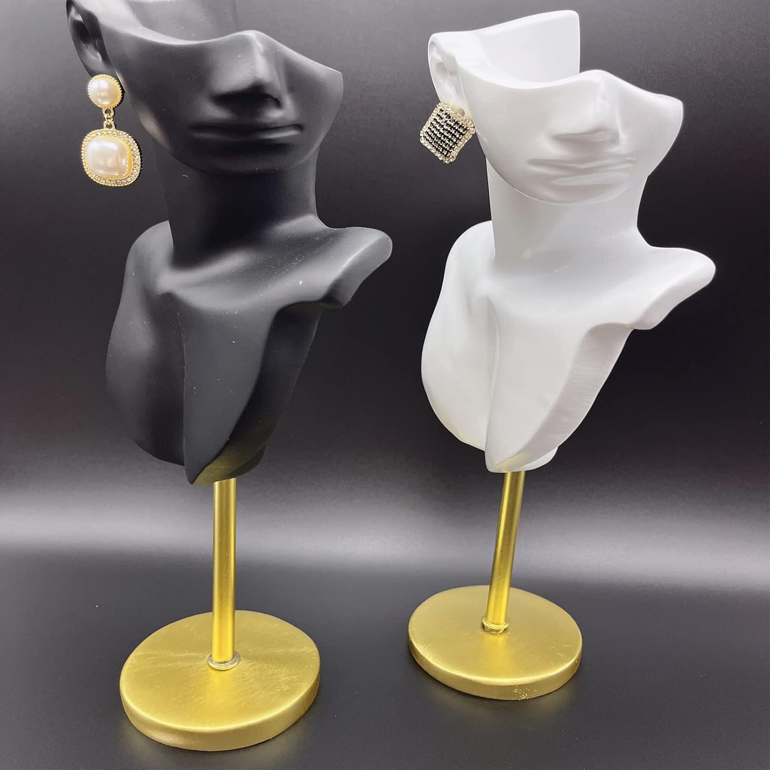 Mosielory Jewelry Display Stand with Metal Base